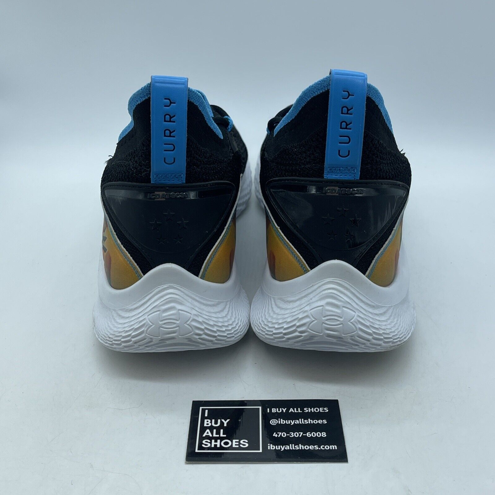 Size 13 - Under Armour Curry 8 Flow 'Feel Good Flow' Black Suede (3024032-001)
