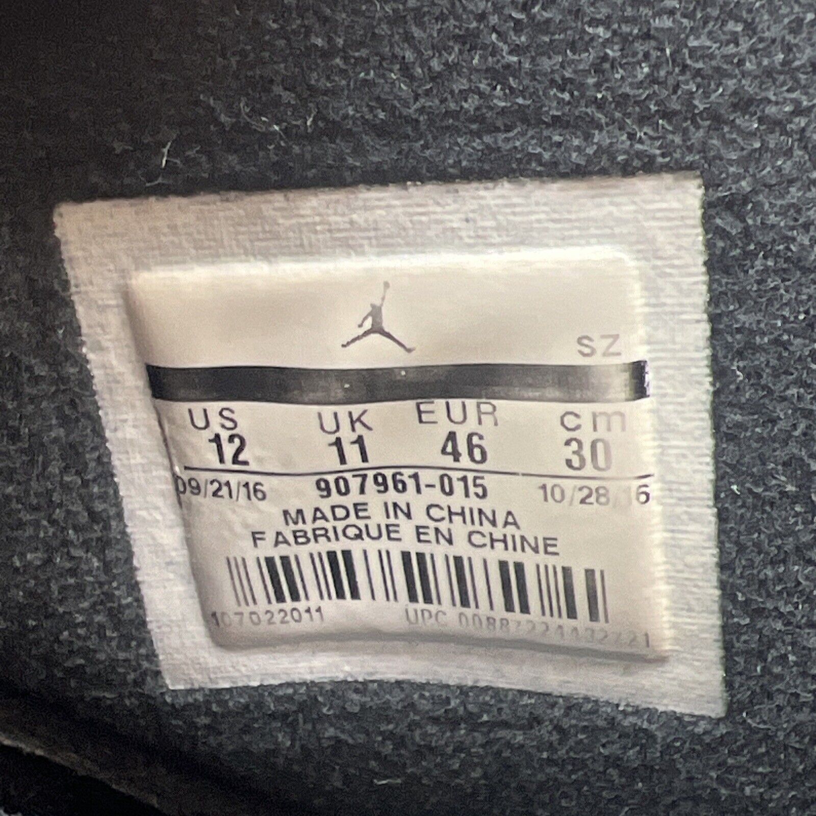 Size 12 - Air Jordan 6 Retro All Star - Chameleon Black Blue Purple (907961-015)