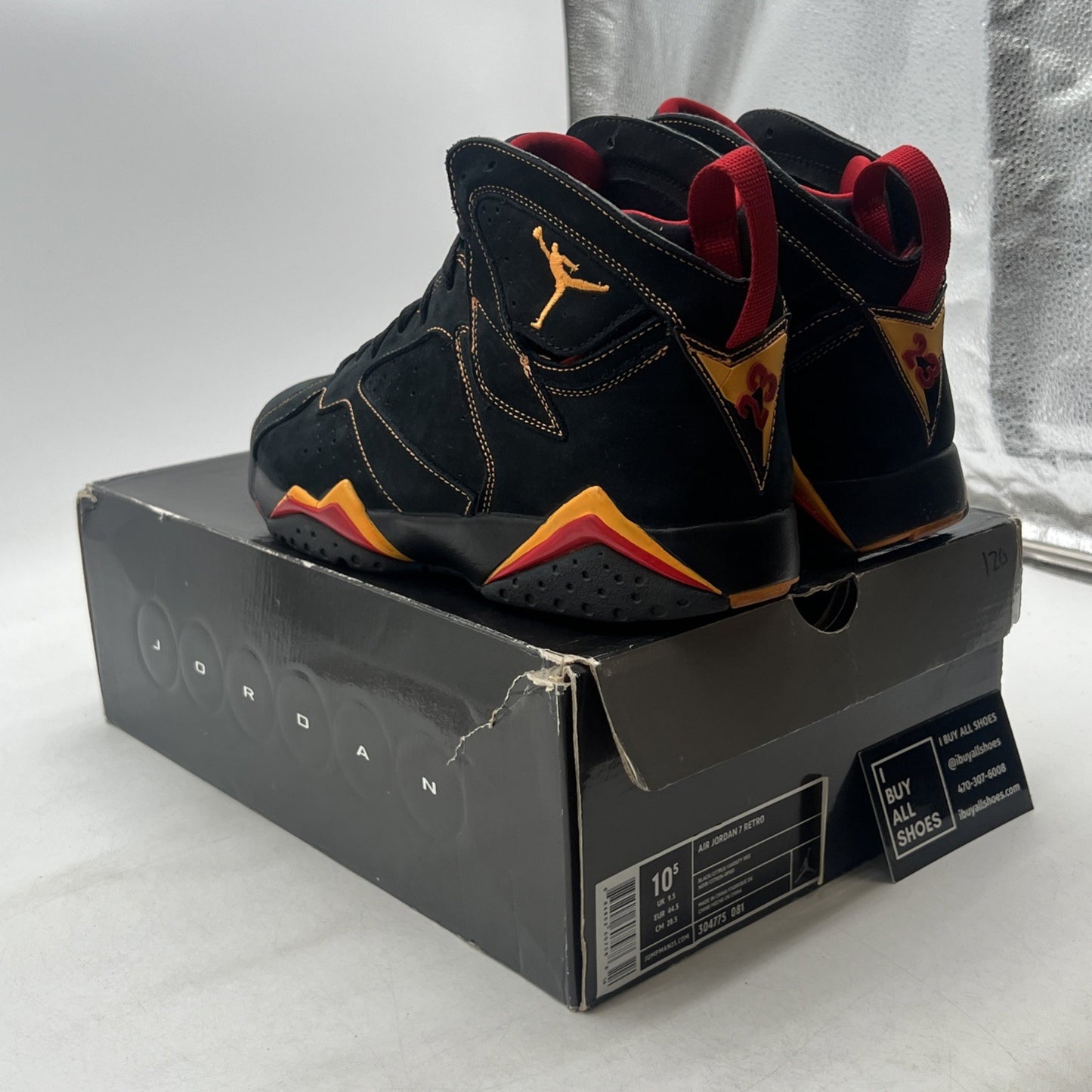 Size 10.5 - Air Jordan 7 Retro 2006 Citrus (304775-081)