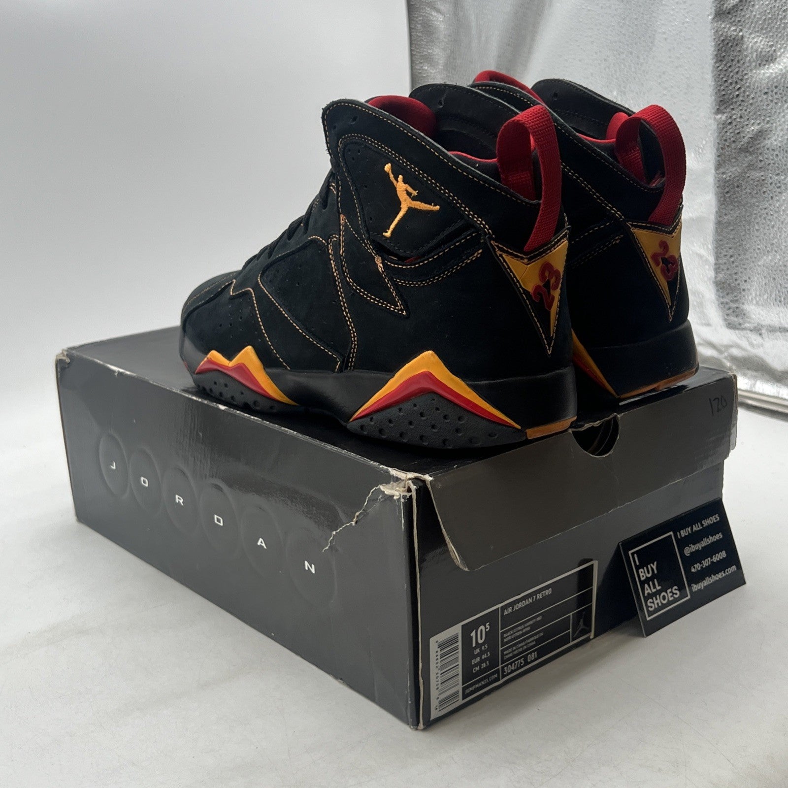 Size 10.5 - Air Jordan 7 Retro 2006 Citrus (304775-081)