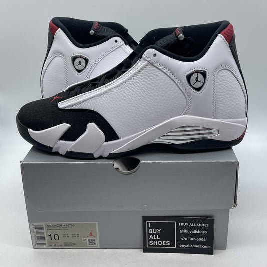 Size 10 - Air Jordan 14 Retro 2024 Black Toe (487471-160)