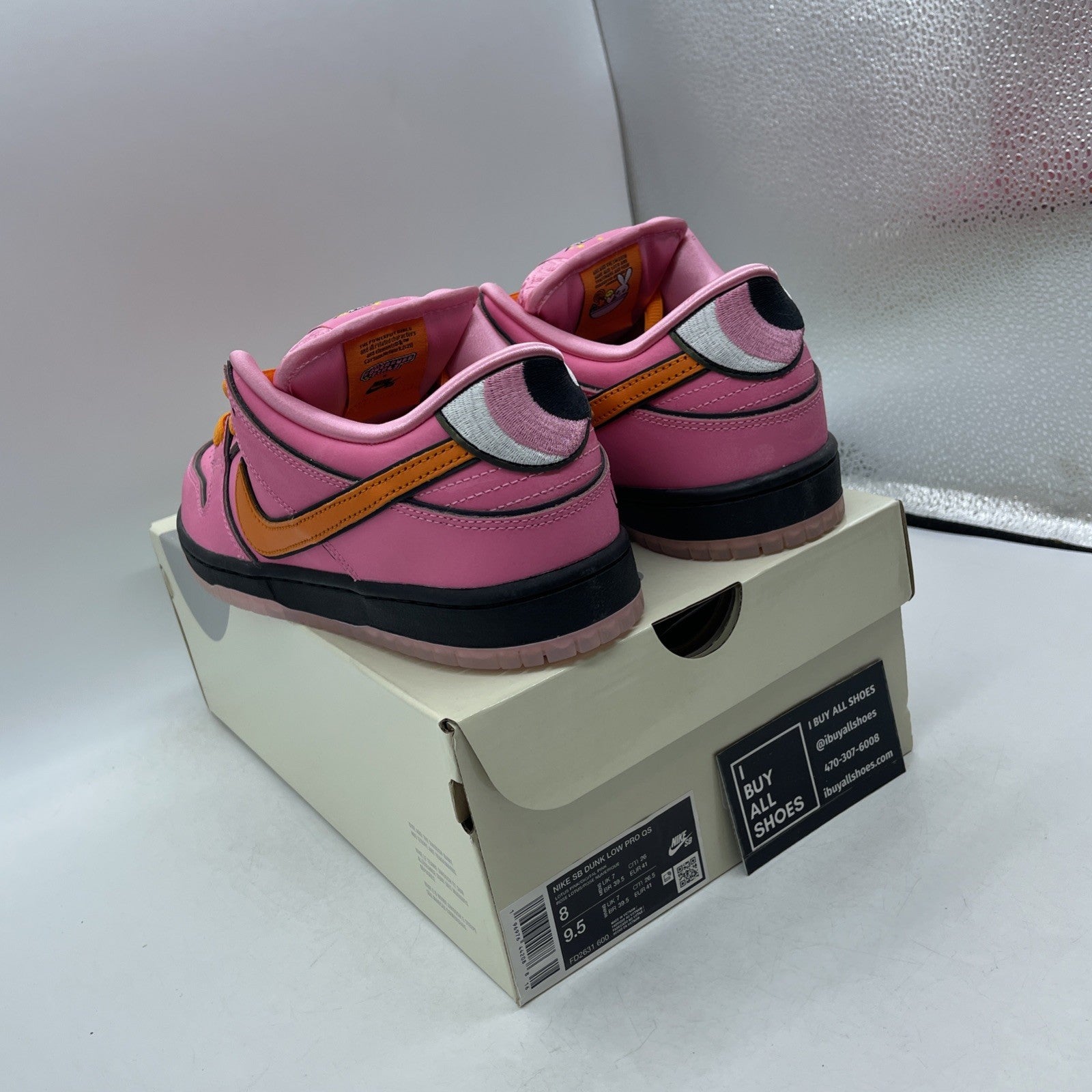 Size 8 - Nike The Powerpuff Girls x Dunk Pro SB QS Low Blossom (FD2631-600)