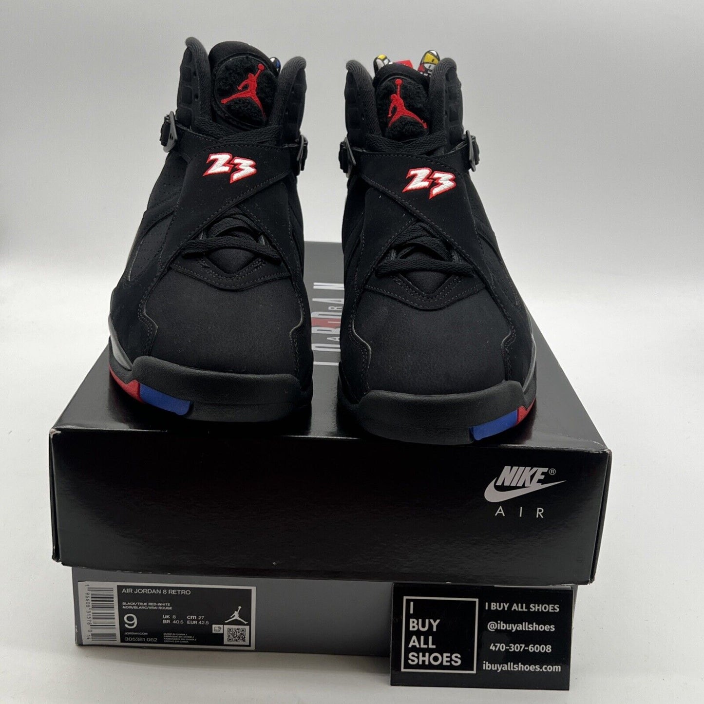 Size 9 - Air Jordan 8 Retro Mid Playoff (305381-062)