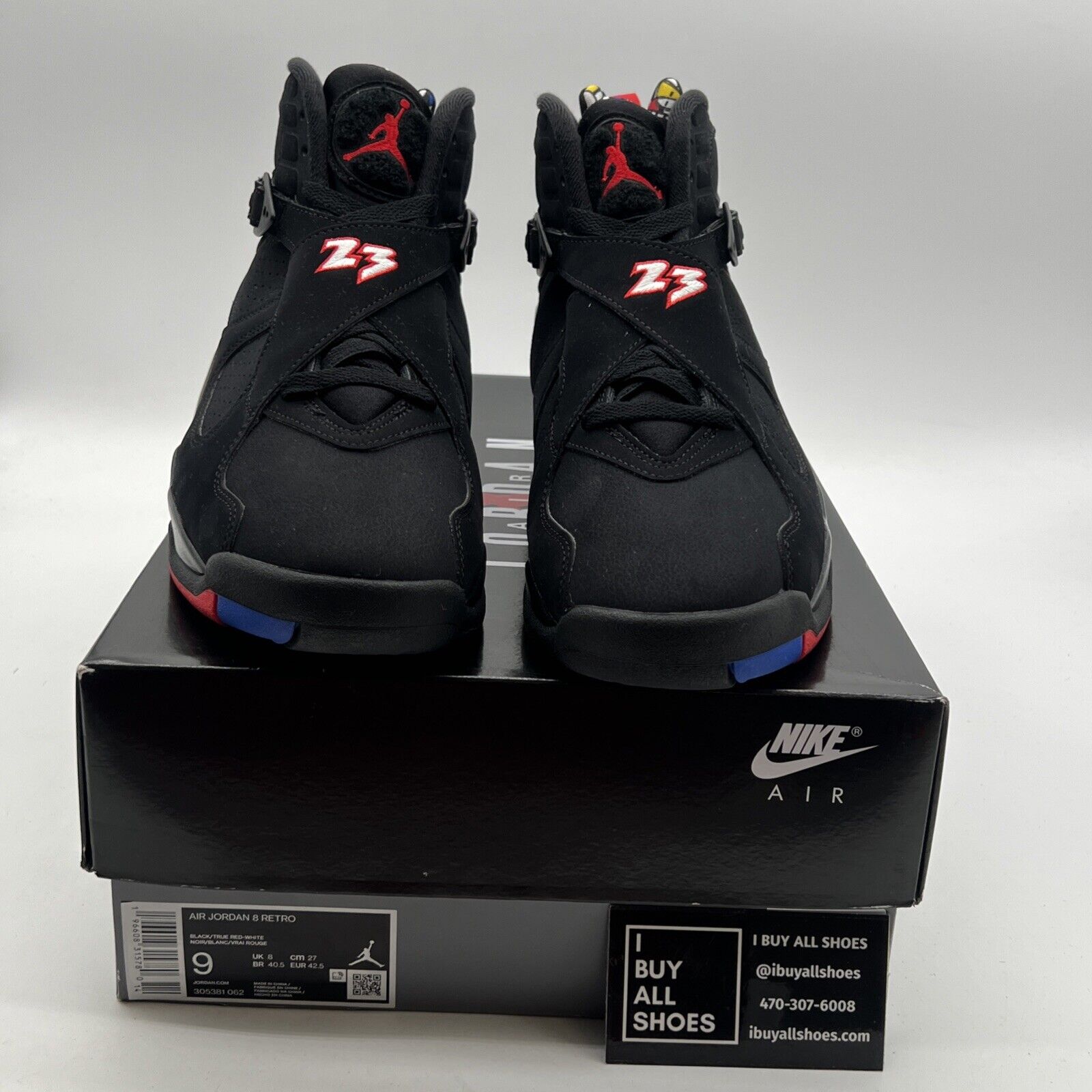 Size 9 - Air Jordan 8 Retro Mid Playoff (305381-062)