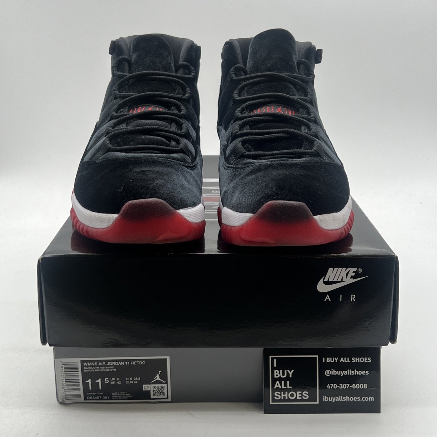 Size 11.5 - Air Jordan 11 Retro Bred Velvet W (DB5457-061)