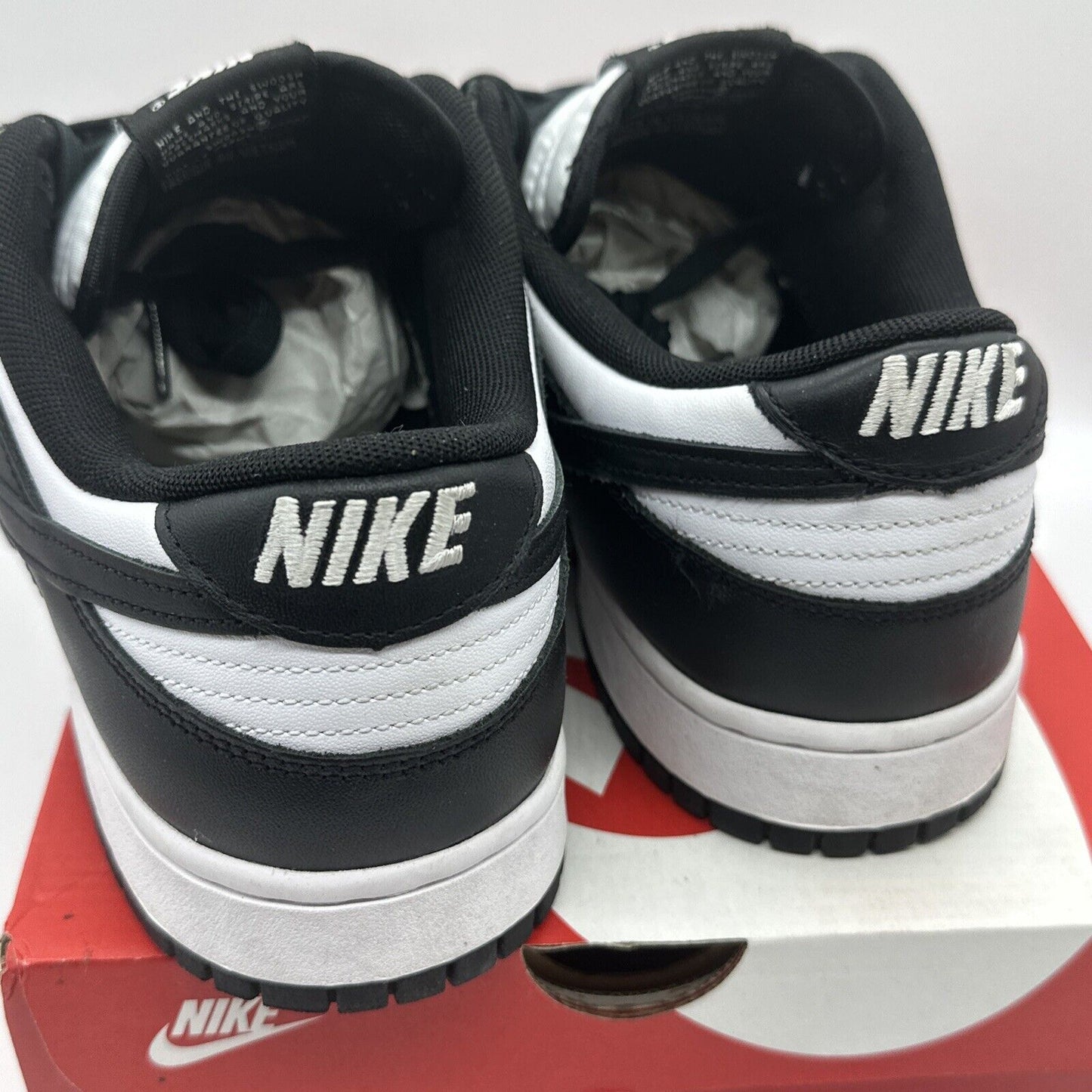 Size 12 - Nike Dunk Low Black White