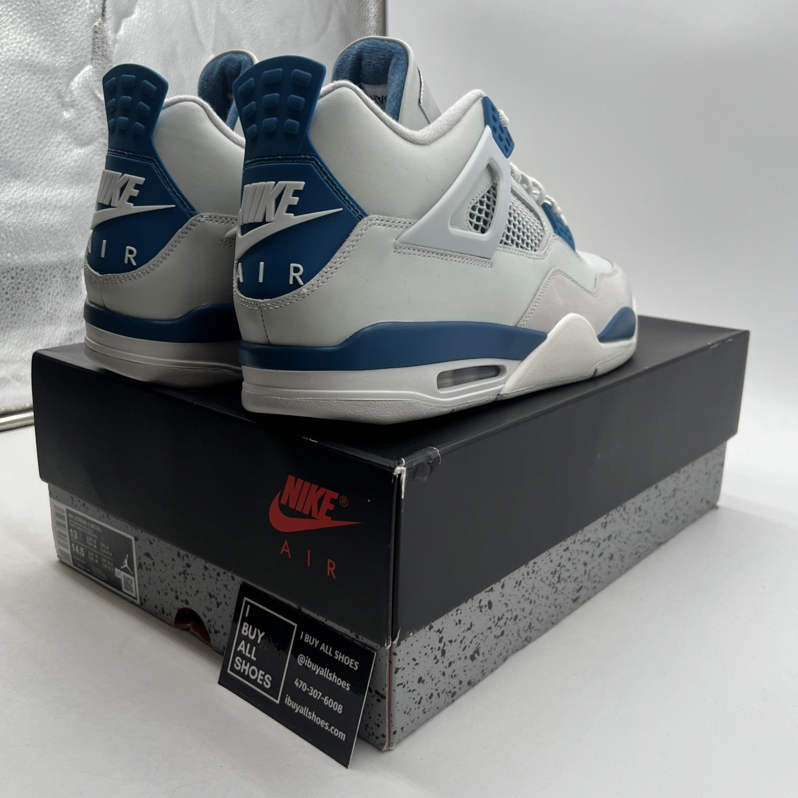 Size 13 - Air Jordan 4 Retro 2024 Military Blue (FV5029-141)
