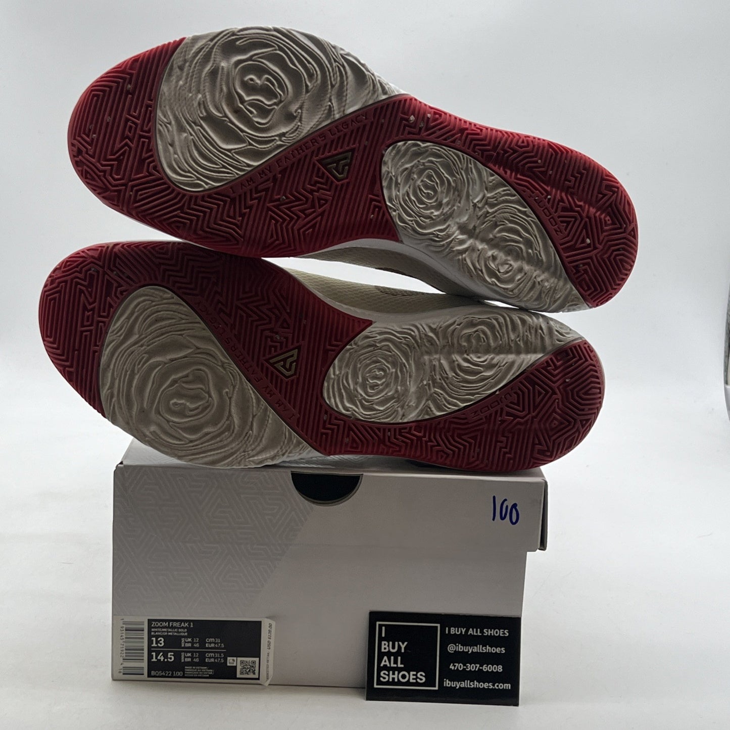 Size 13 - Nike Zoom Freak 1 Roses (BQ5422-100)