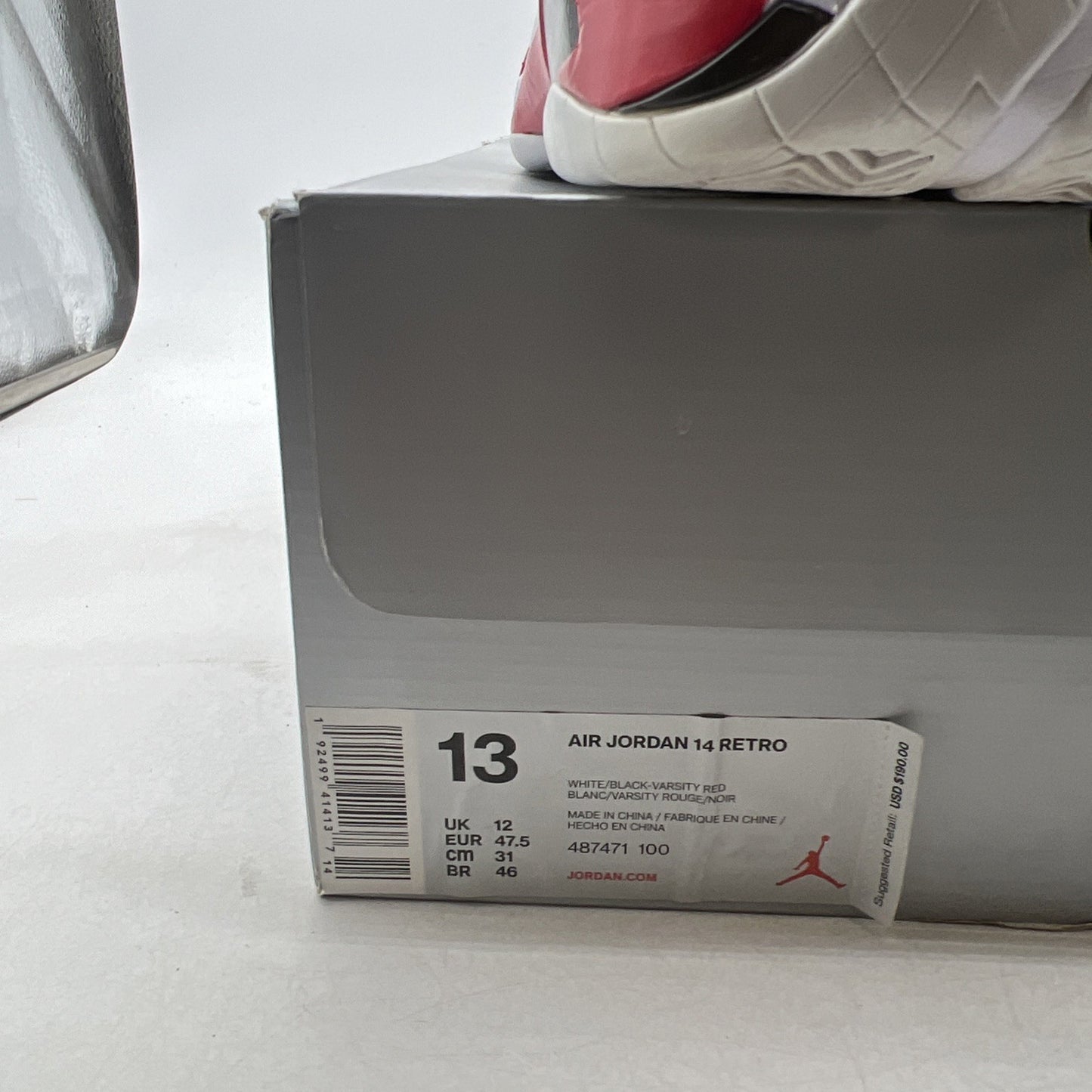 Size 13 - Air Jordan 14 Retro 2019 Candy Cane (487471-100)