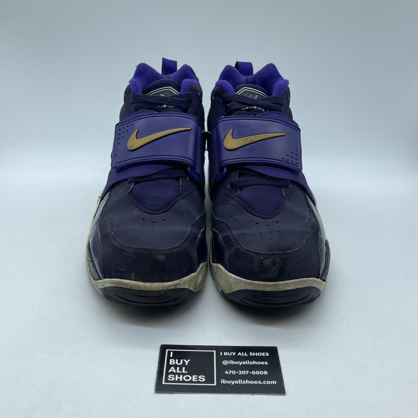 Size 12 - Nike Air Diamond Turf Purple Dynasty Suede Leather (309434-500)