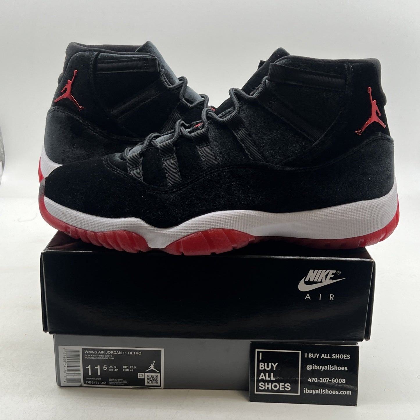Size 11.5 - Air Jordan 11 Retro Bred Velvet W (DB5457-061)