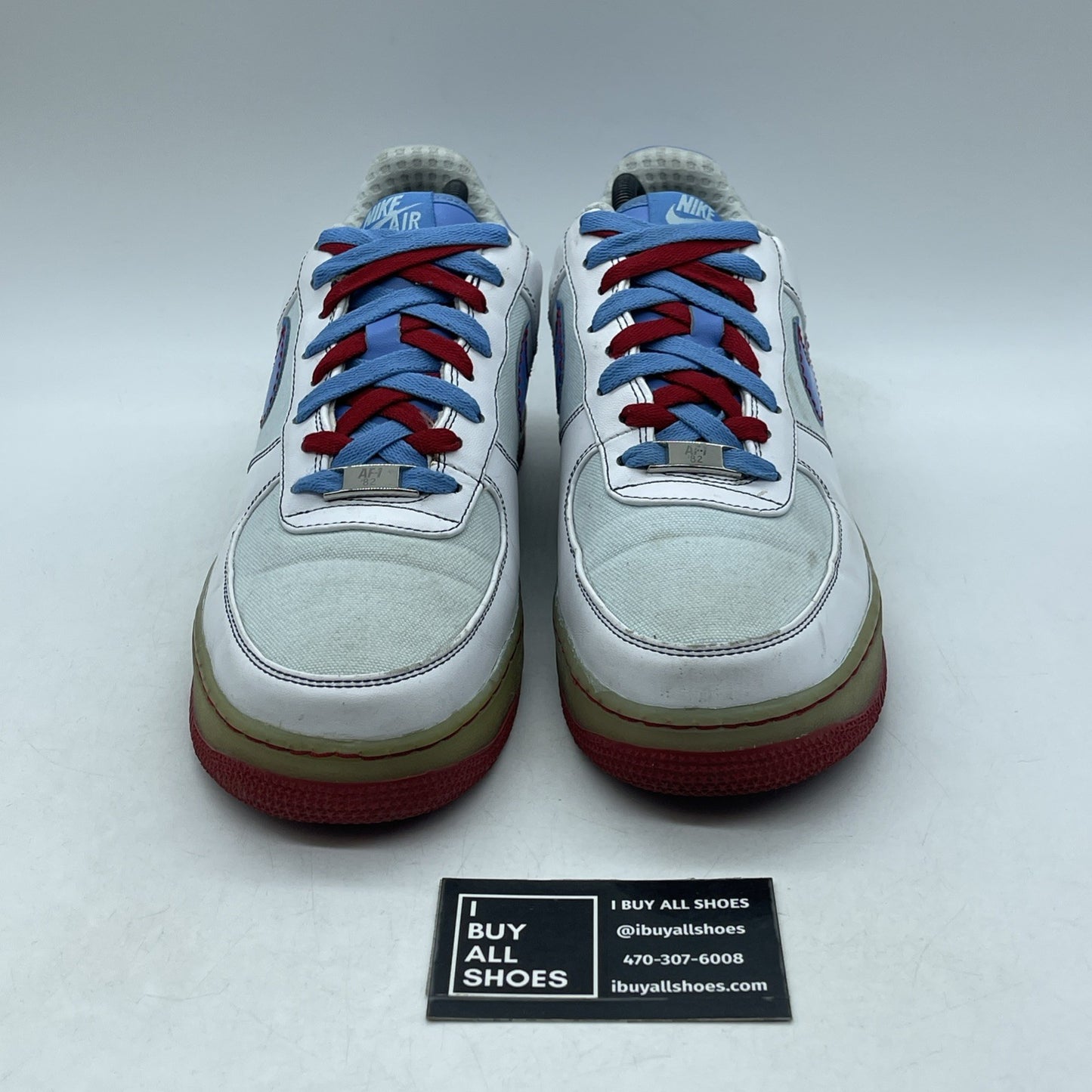 Size 11W - Nike Air Force 1 Premium '07 Glacier Blue (315186-141