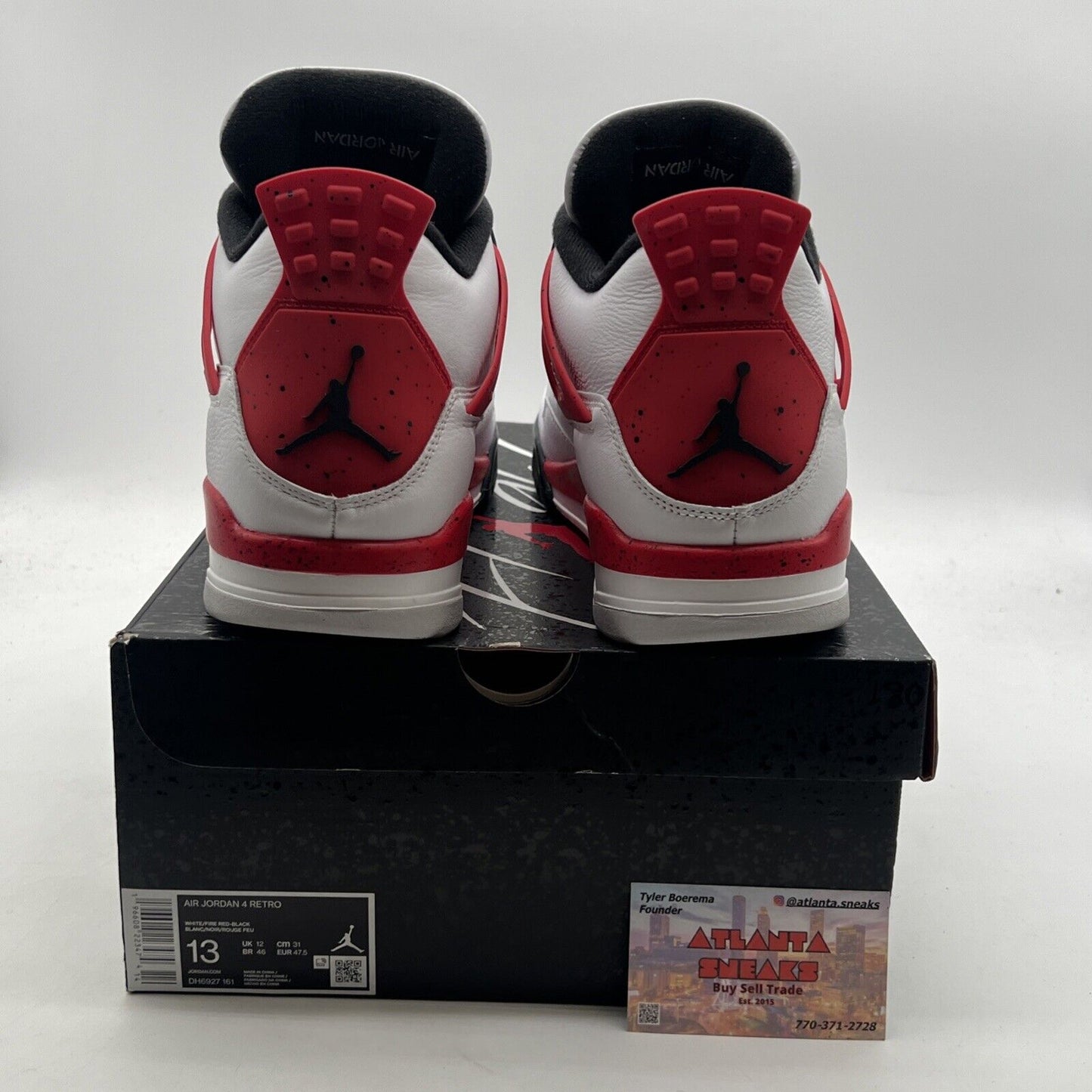 Size 13 - Air Jordan 4 Retro Mid Red Cement (DH6927-161)