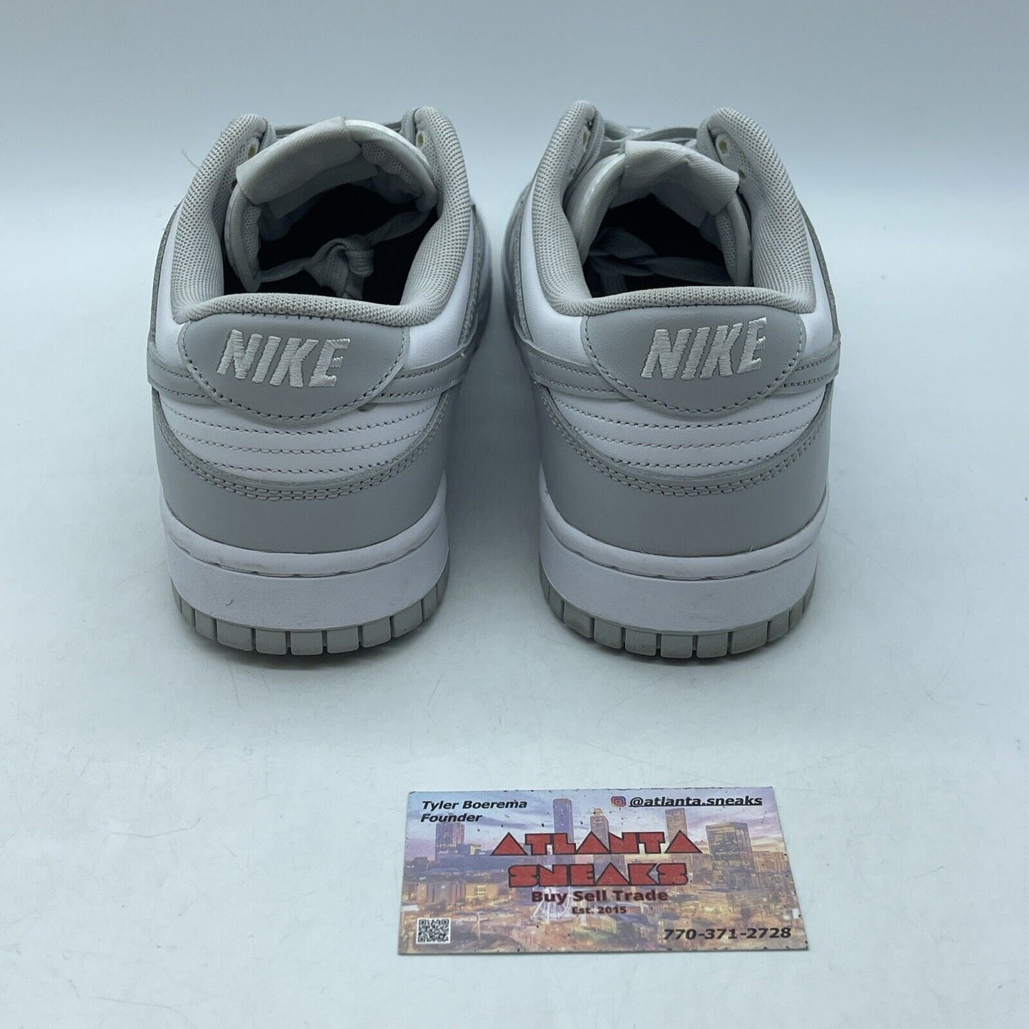 Size 10.5 - Nike Dunk Low Grey Fog White Leather (DD1391-103)