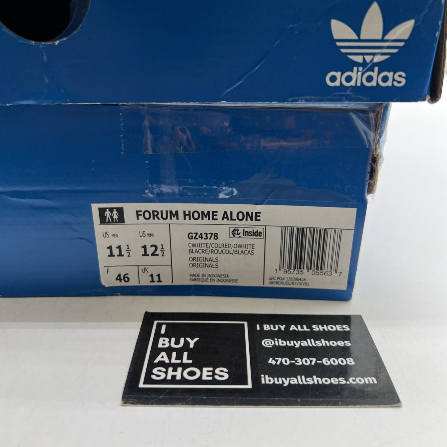 Size 11.5 - adidas Home Alone x Forum Low Red (GZ4378)