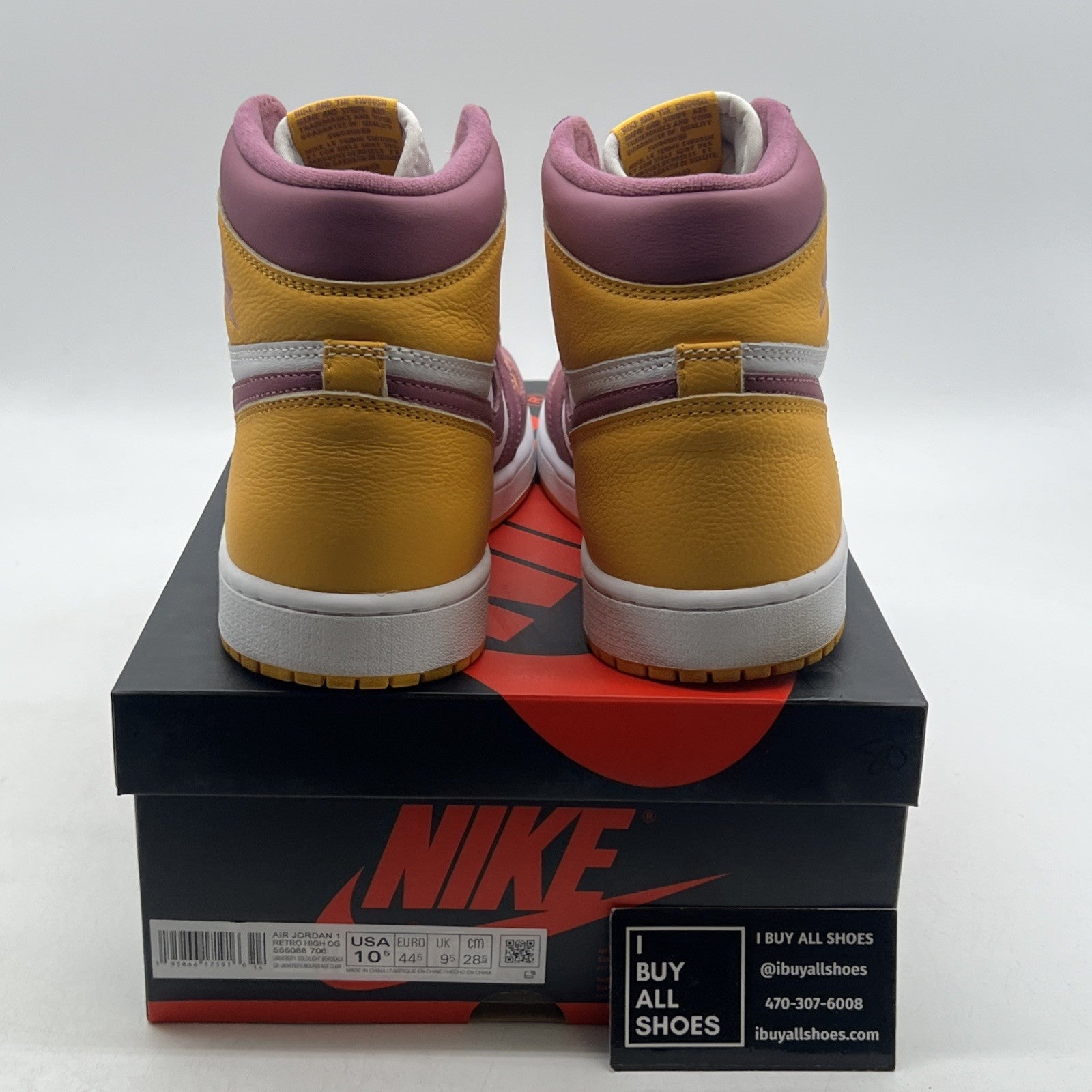 Size 10.5 - Air Jordan 1 Retro High OG Brotherhood 2022 (555088-706)