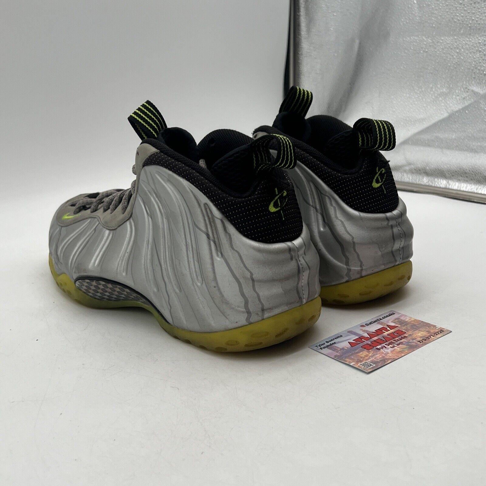 Size 11.5 - Nike Air Foamposite One Prm Metallic Camo Grey (575420-004)