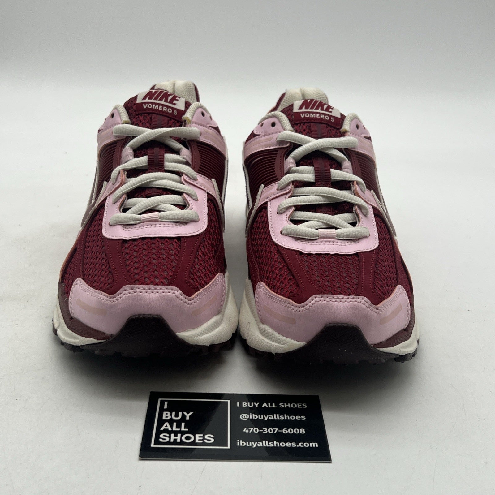 Size 10 - Nike Air Zoom Vomero 5 Pink Foam Team Red W (FN7196-663)