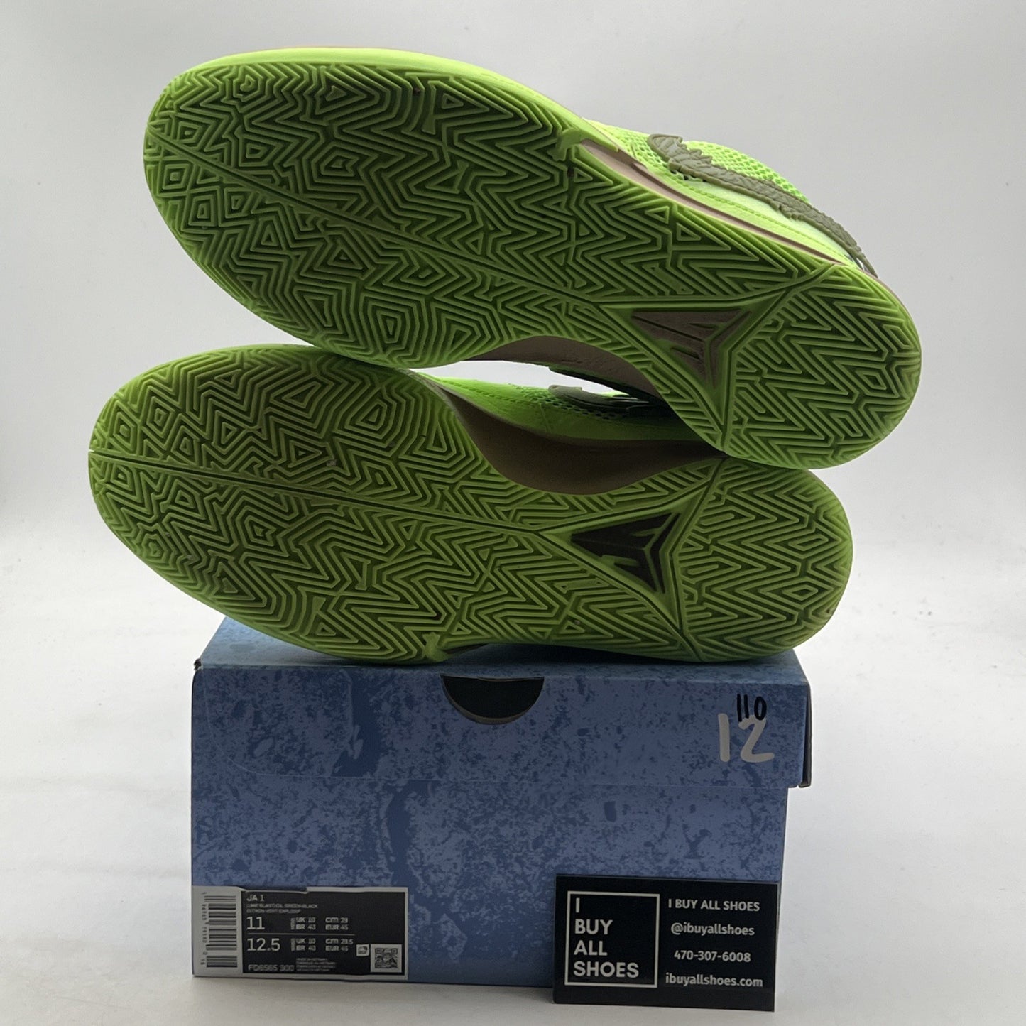 Size 11 - Nike Ja 1 NRG Halloween - Zombie (FD6565-500)