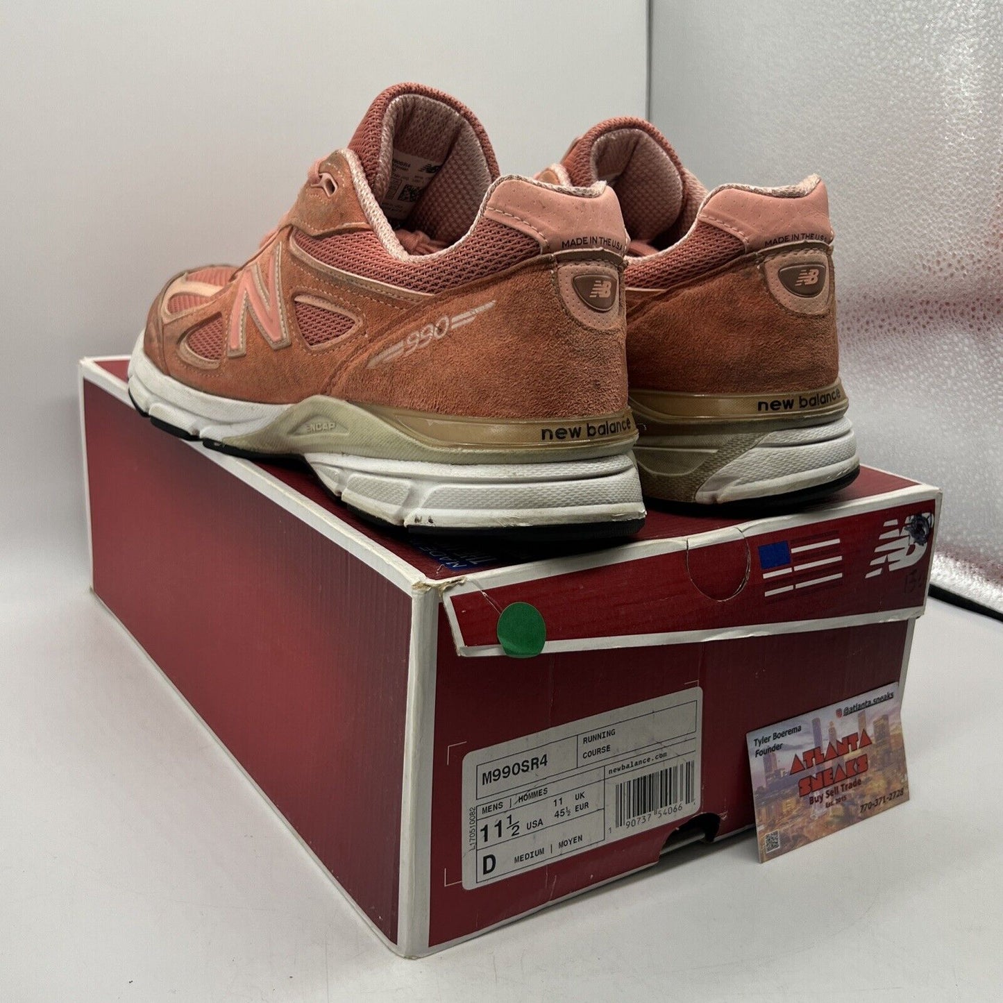 Size 11.5 - New Balance 990v4 Made in USA Sunrise Rose (M990SR4)