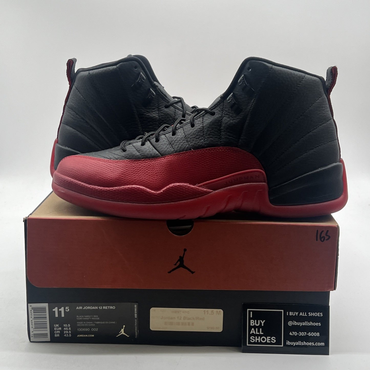 Size 11.5 - Air Jordan 12 Retro Mid Flu Game (130690-002)