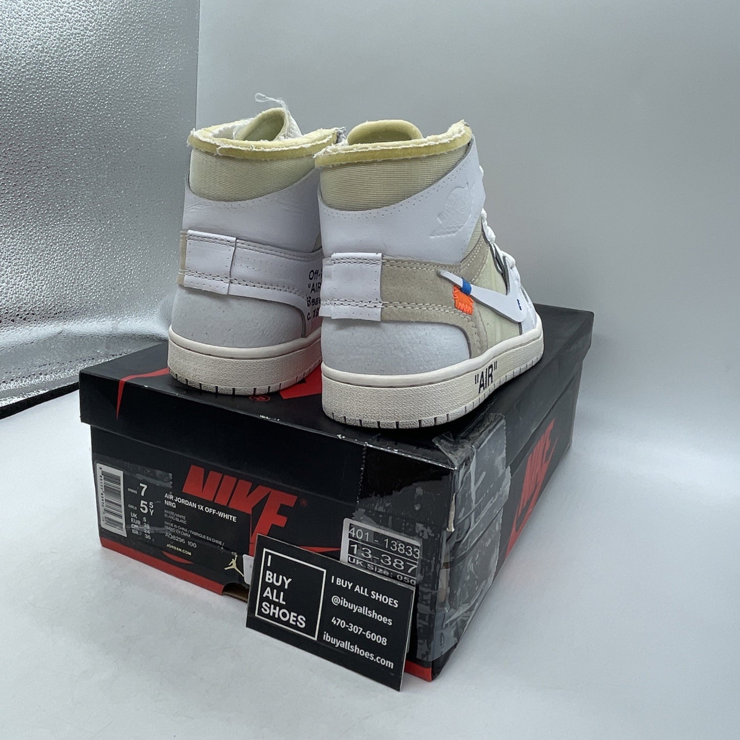 Size 7W - Air Jordan 1 x Off White NRG (AQ8296-100)