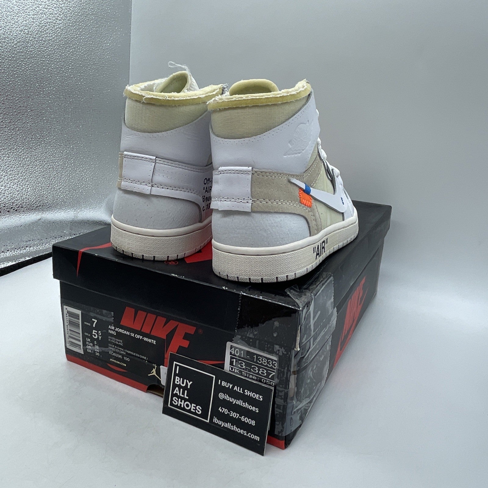 Size 7W - Air Jordan 1 x Off White NRG (AQ8296-100)