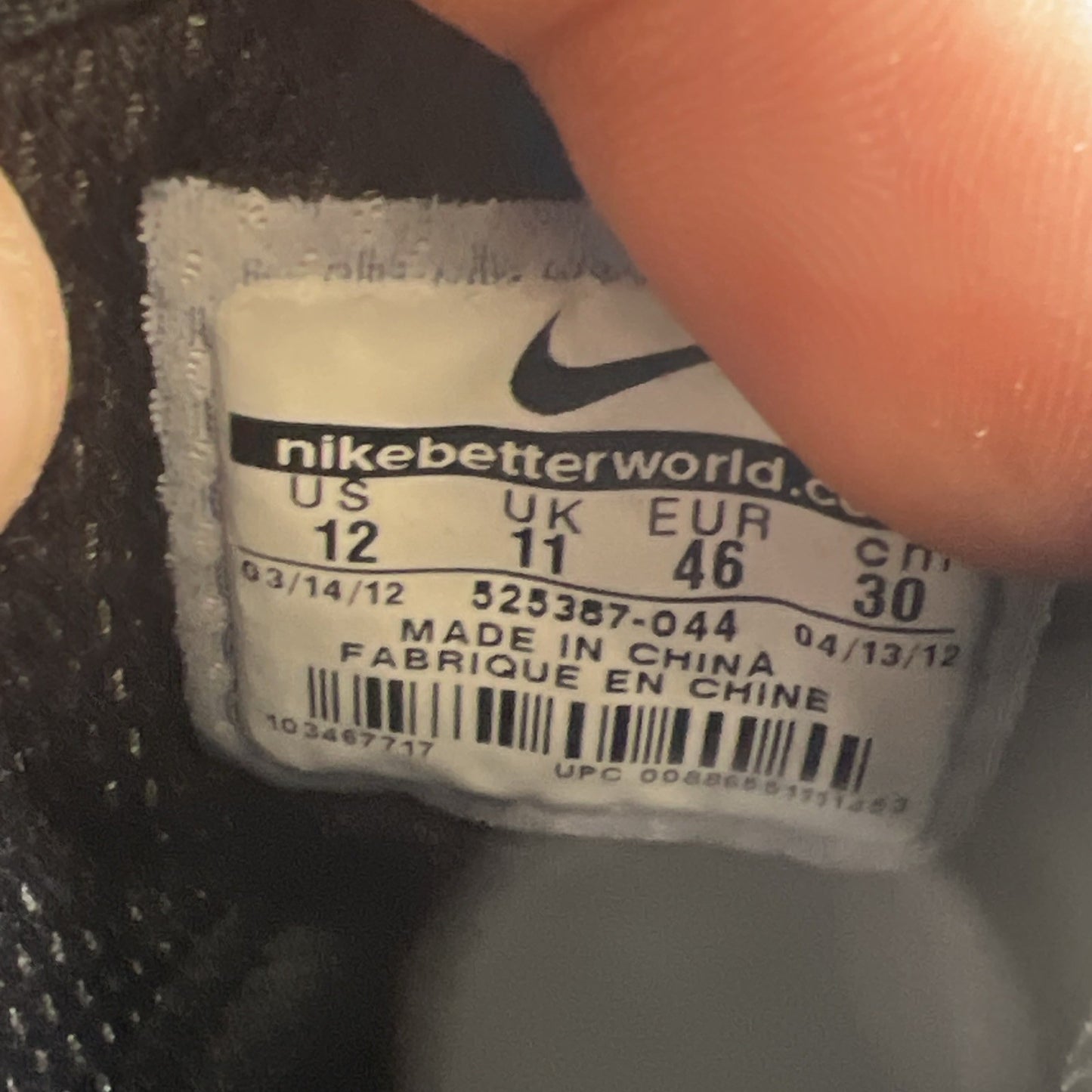 Size 12 - NIKE ACG KINGMAN Lightweight Welted Black Leather (525387-044)