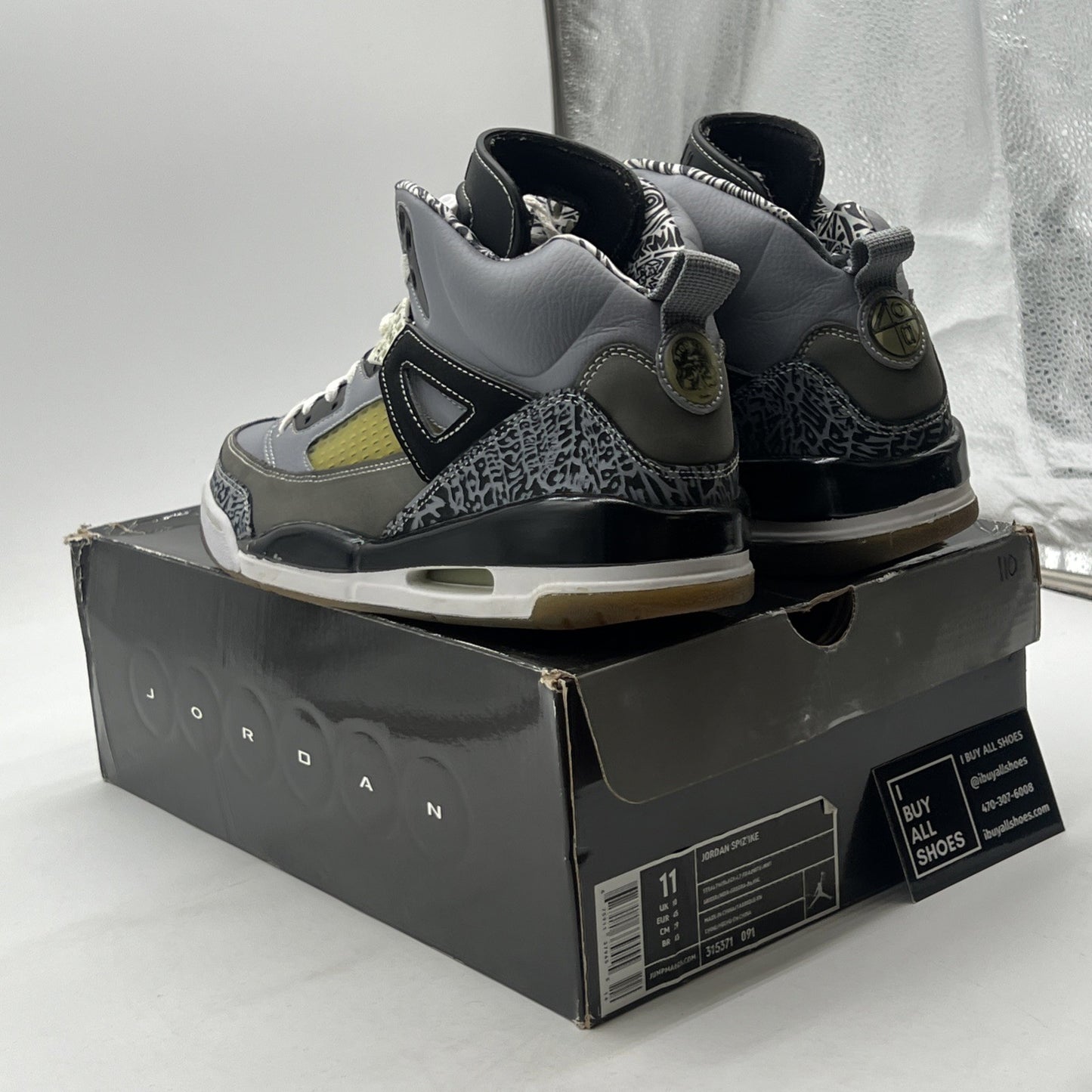 Size 11 - Jordan SpizIke Light Graphite (315371-091)