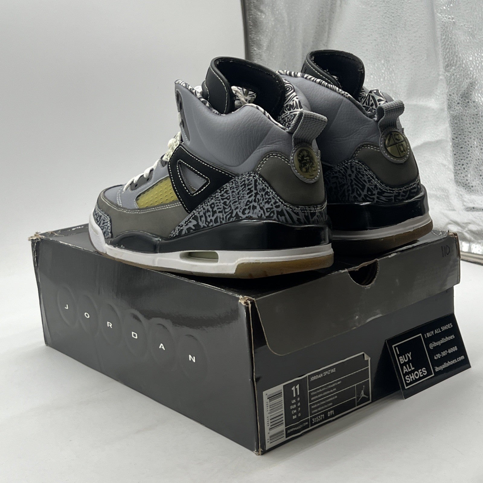 Size 11 - Jordan SpizIke Light Graphite (315371-091)