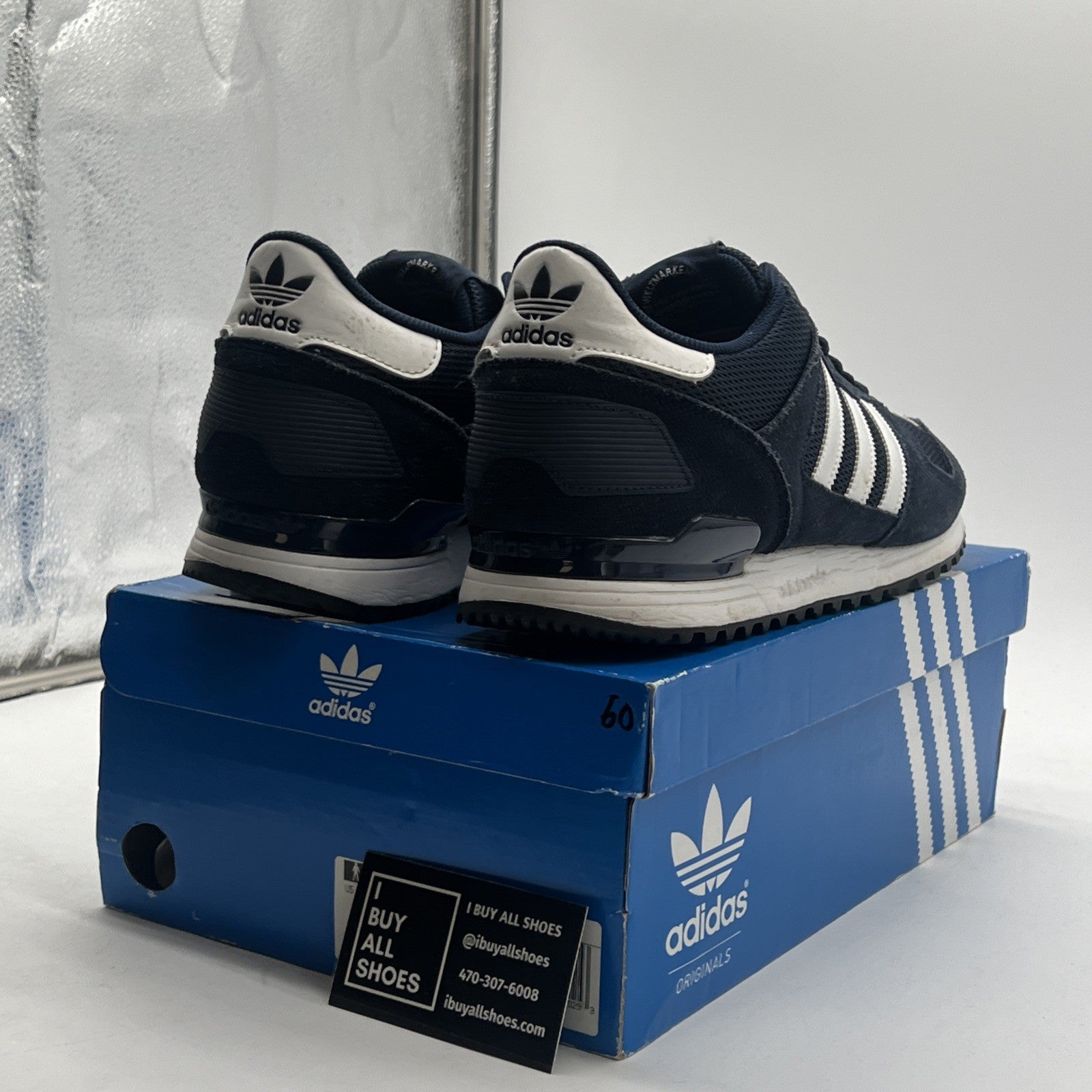 Size 12 - Adidas ZX 700 Collegiate Navy (S76176)