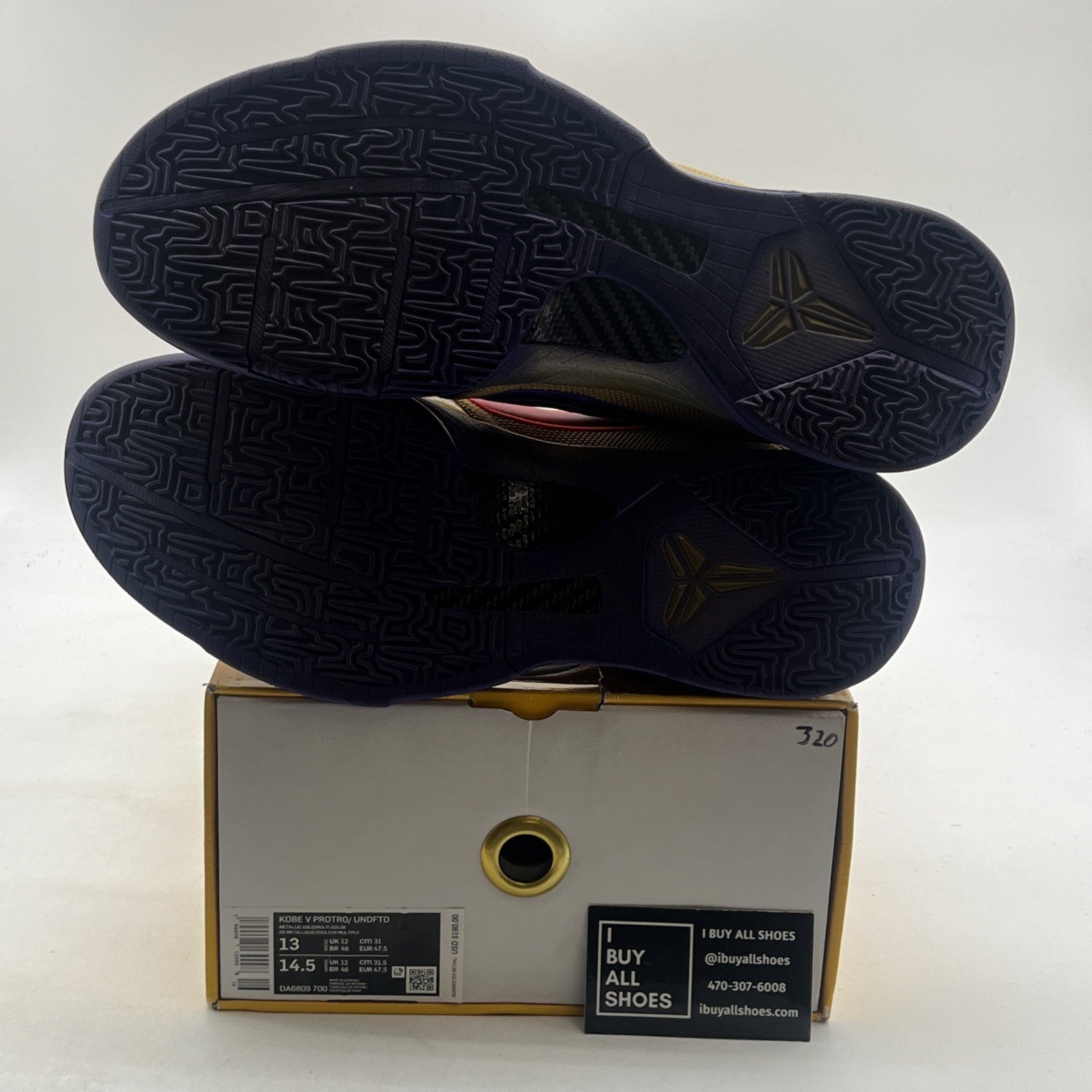 Size 13 - Nike Zoom Kobe 5 Protro x Undefeated Hall Of Fame (DA6809-700)
