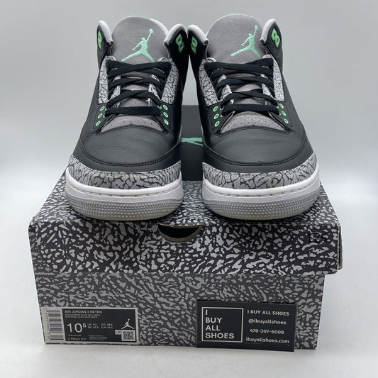 Size 10.5 - Air Jordan 3 Retro Green Glow (CT8532-031)