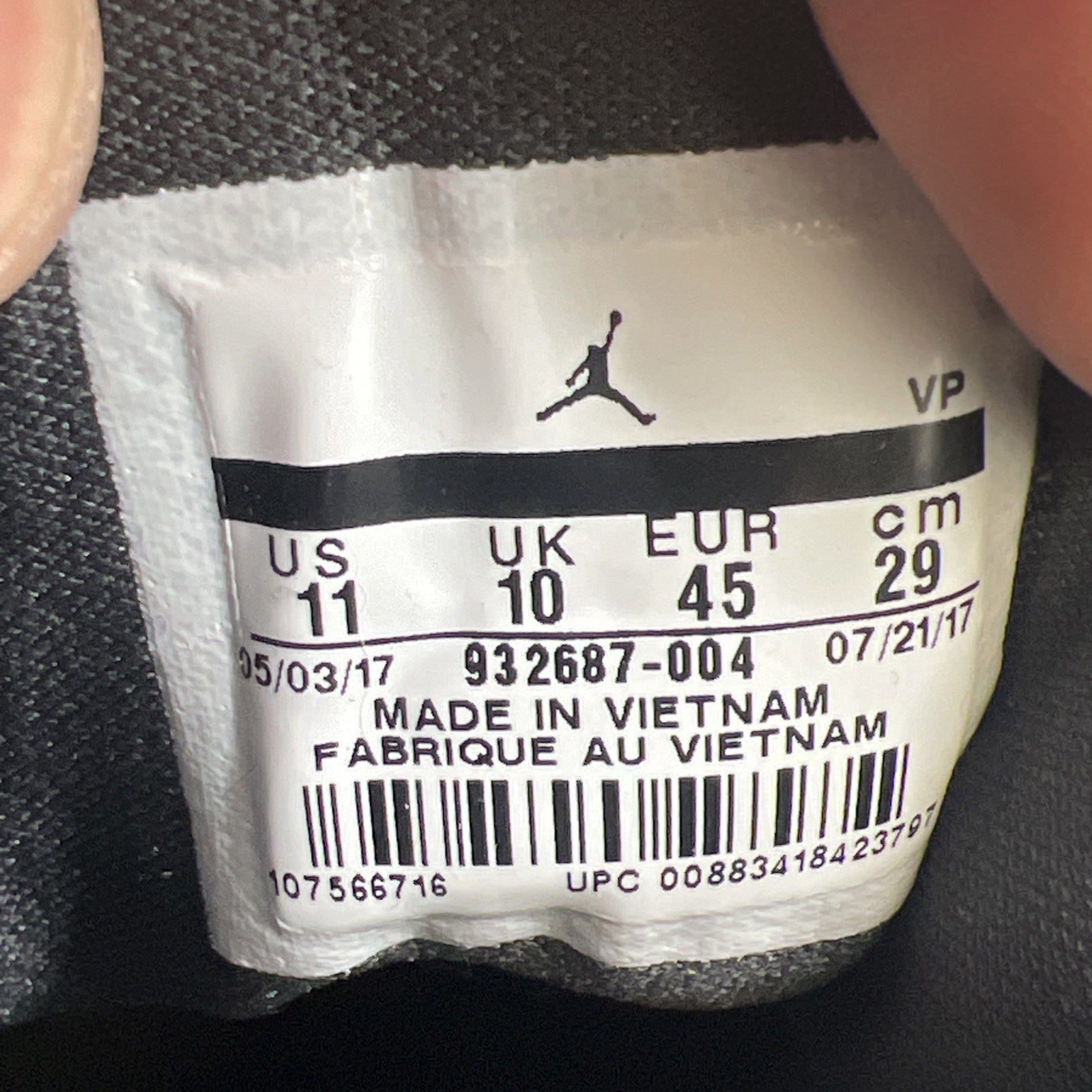 Size 11 - Jordan Jumpman Pro Quick Anthracite (932687-004)