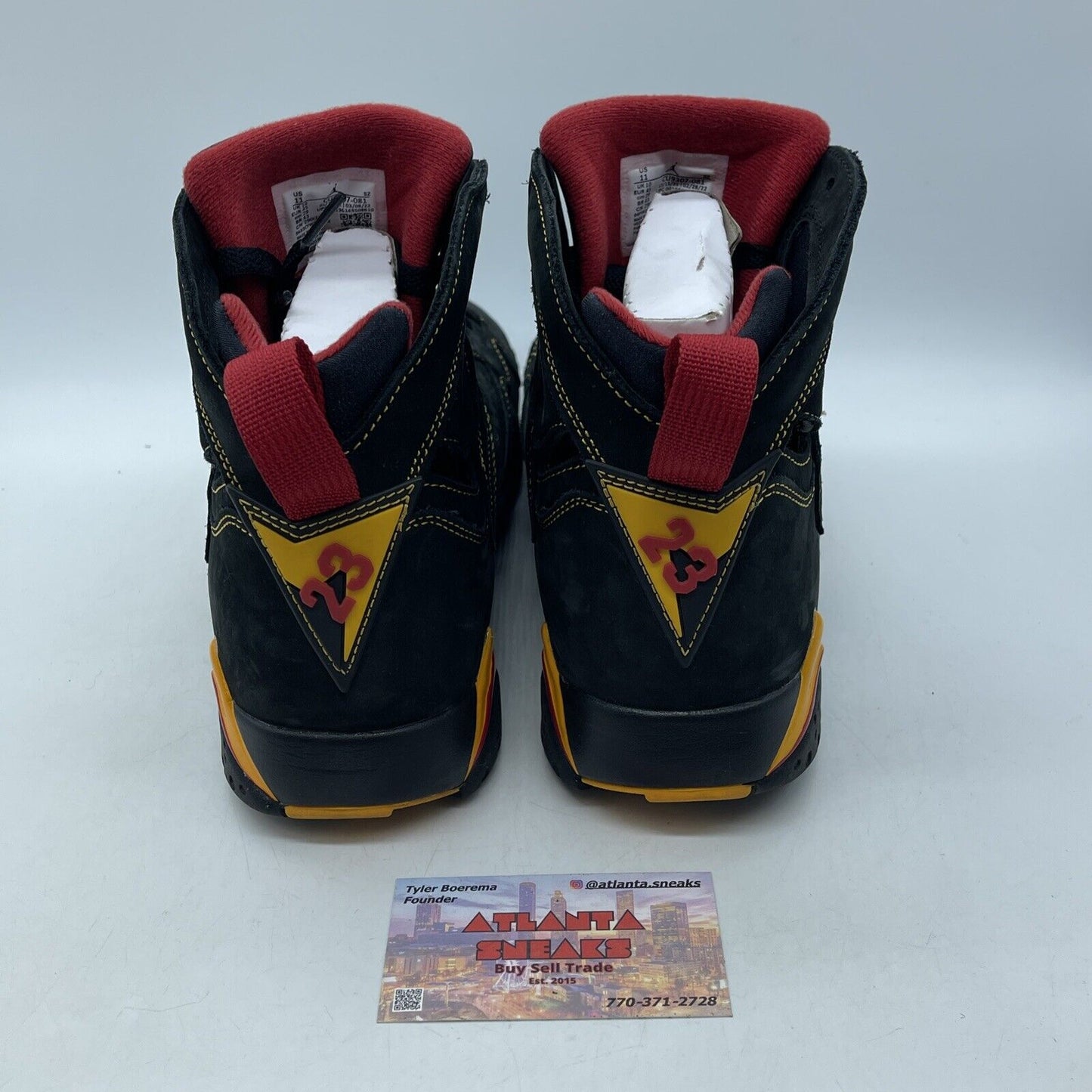 Size 11 - Jordan 7 Retro Citrus Orange Red Black Suede Leather (CU9307-081)