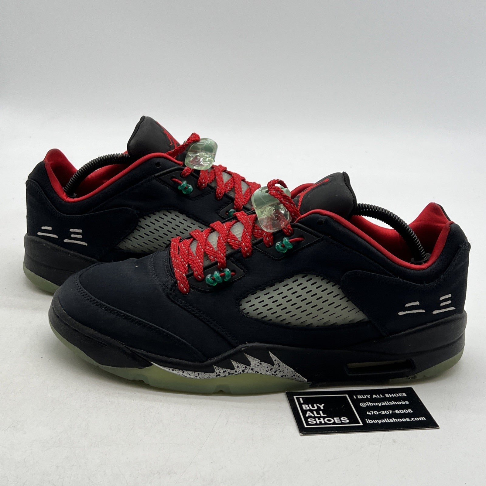 Size 10.5 - Air Jordan 5 Low x Clot Anthracite 2022 (DM4640-036)