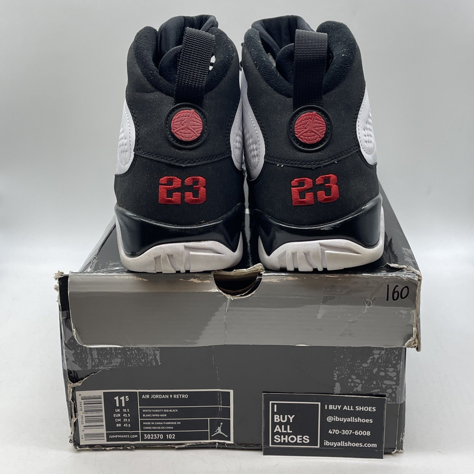 Size 11.5 - Air Jordan 9 Retro 2010 Release (302370-102)