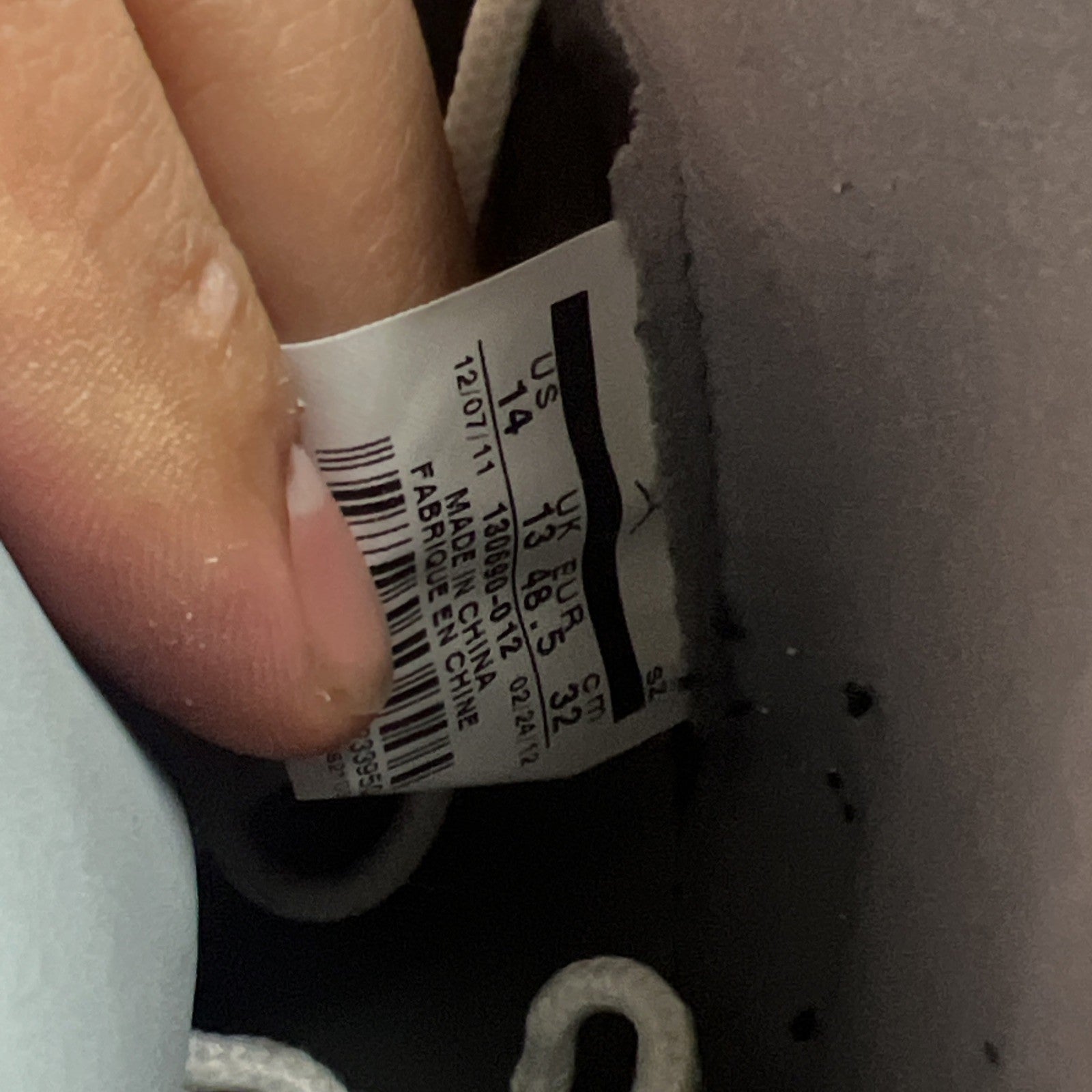 Size 14 - Air Jordan 12 Retro Cool Grey (130690-012)