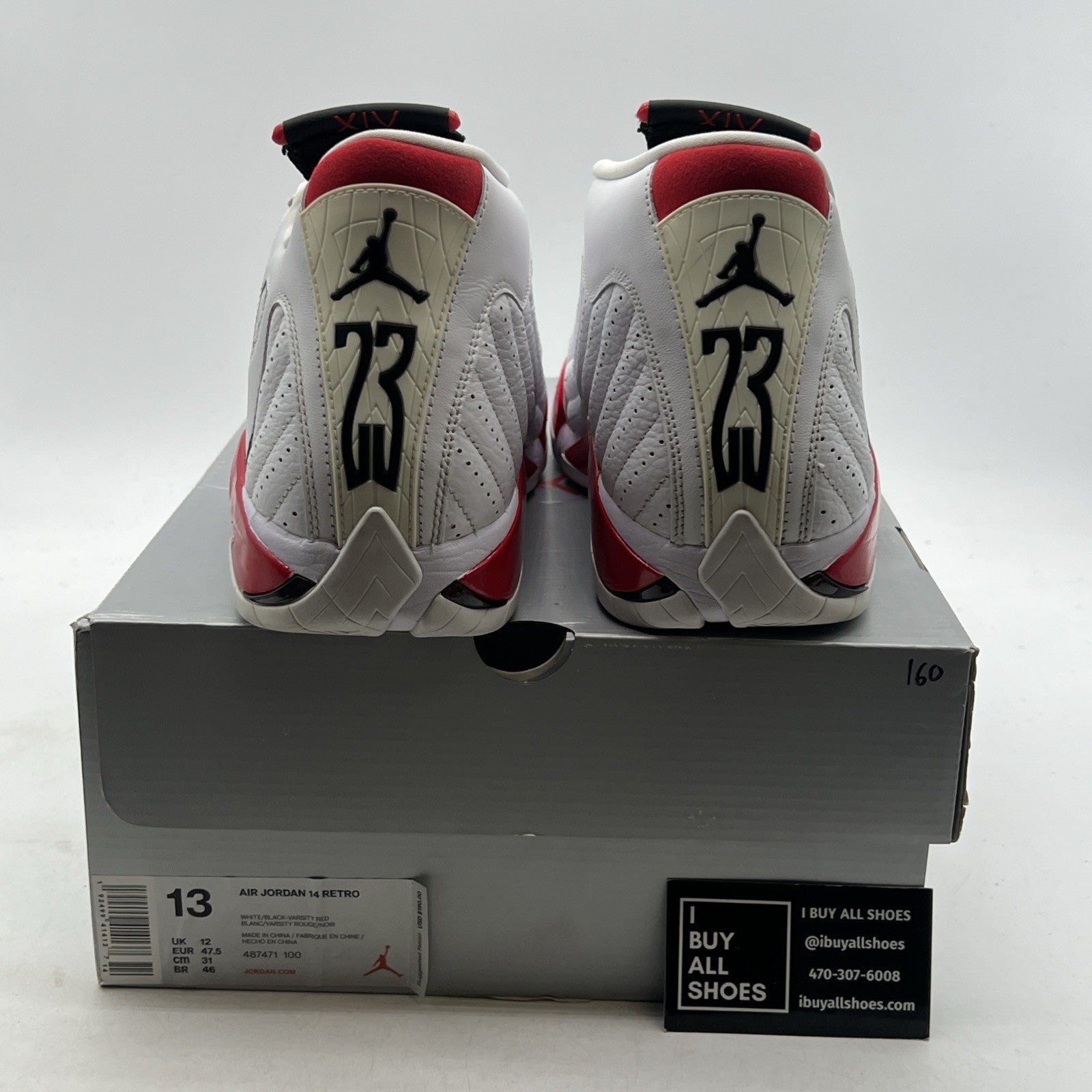 Size 13 - Air Jordan 14 Retro 2019 Candy Cane (487471-100)