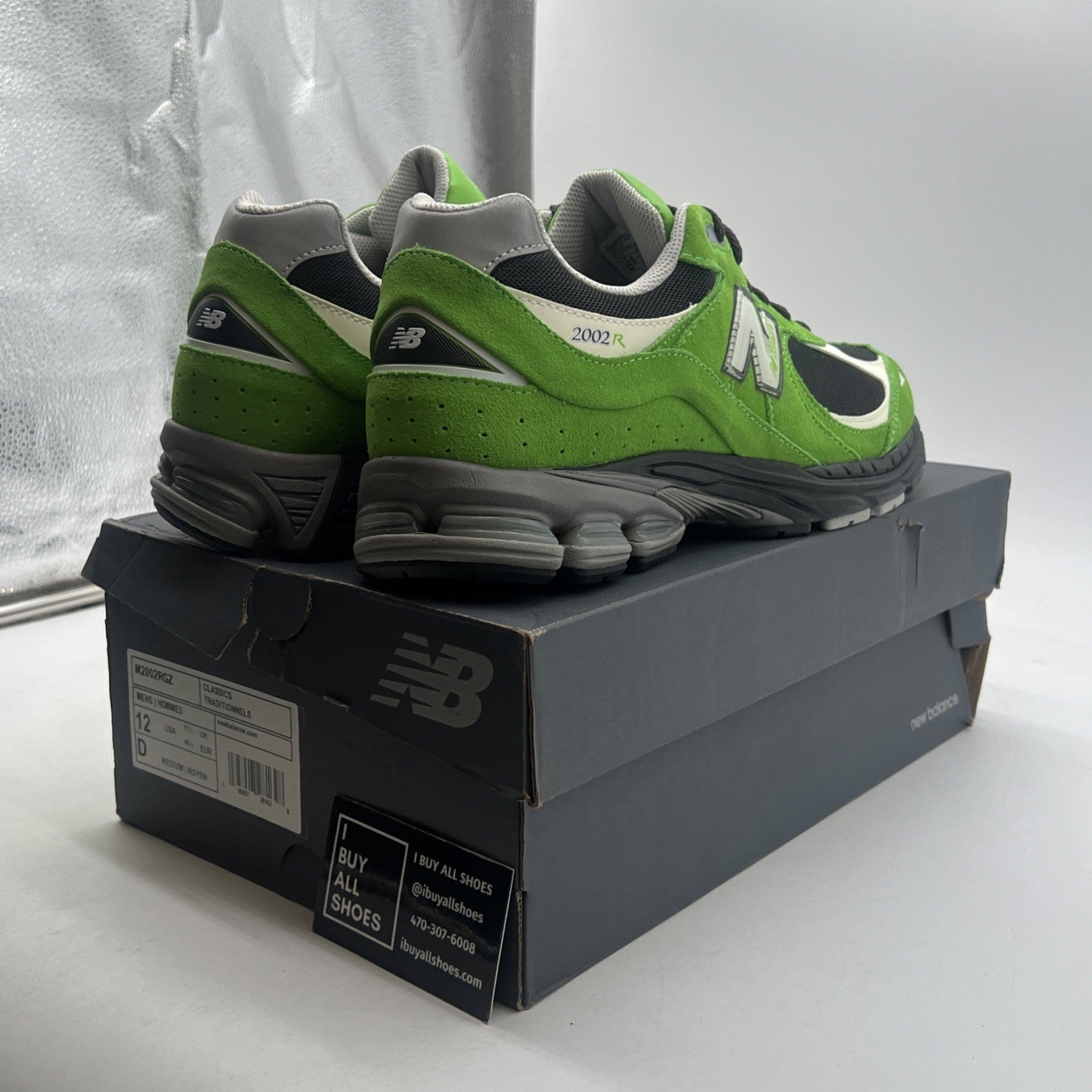 Size 12 - New Balance 2002R Good Vibes Pack - Green Apple (M2002RGZ)