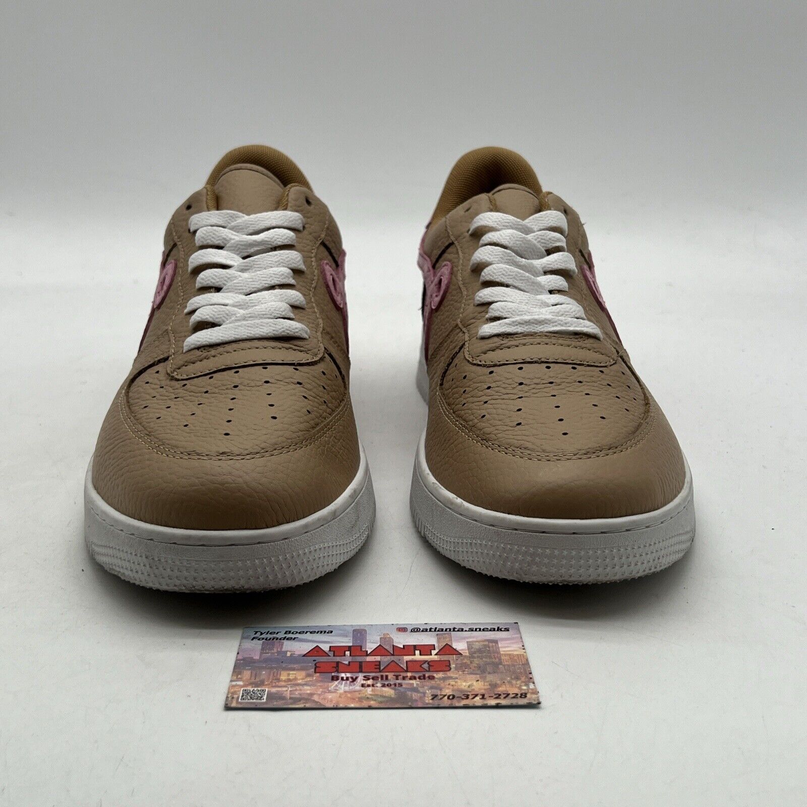 Size 11 - John Geiger Linen Pink Mens Sneakers