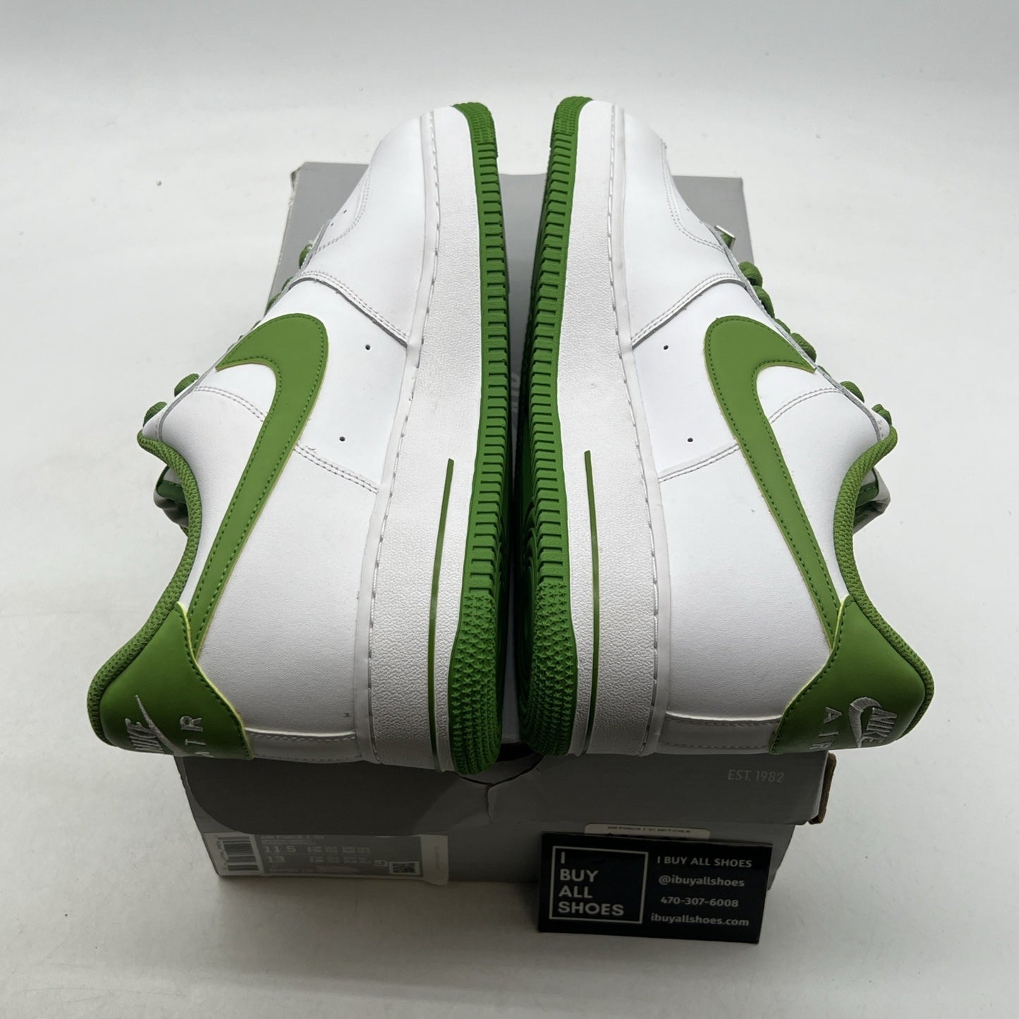 Size 11.5 - Nike Air Force 1 '07 White Chlorophyll (DH7561-105)