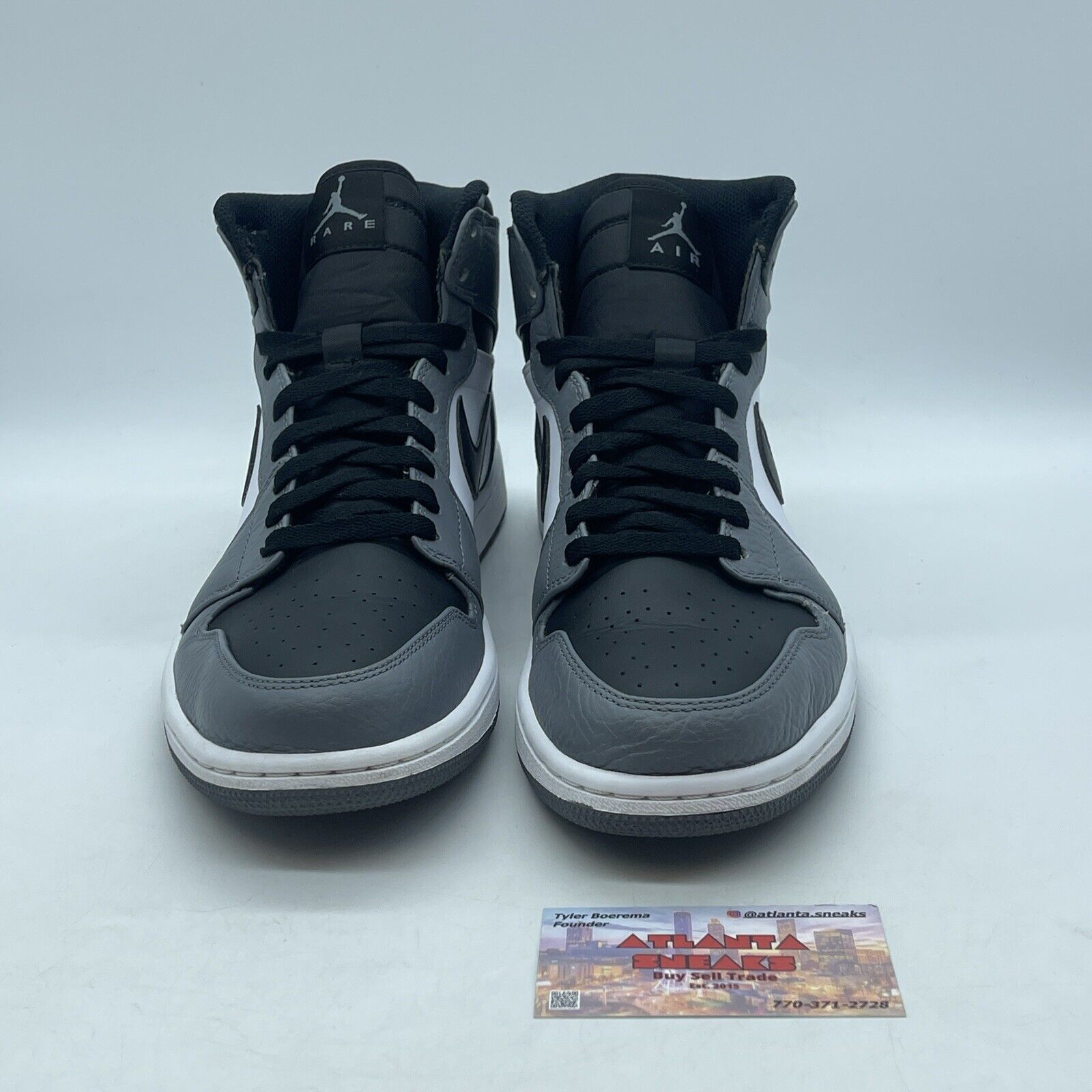 Size 10 - Air Jordan 1 Rare Air Cool Grey White Black (332550-024)