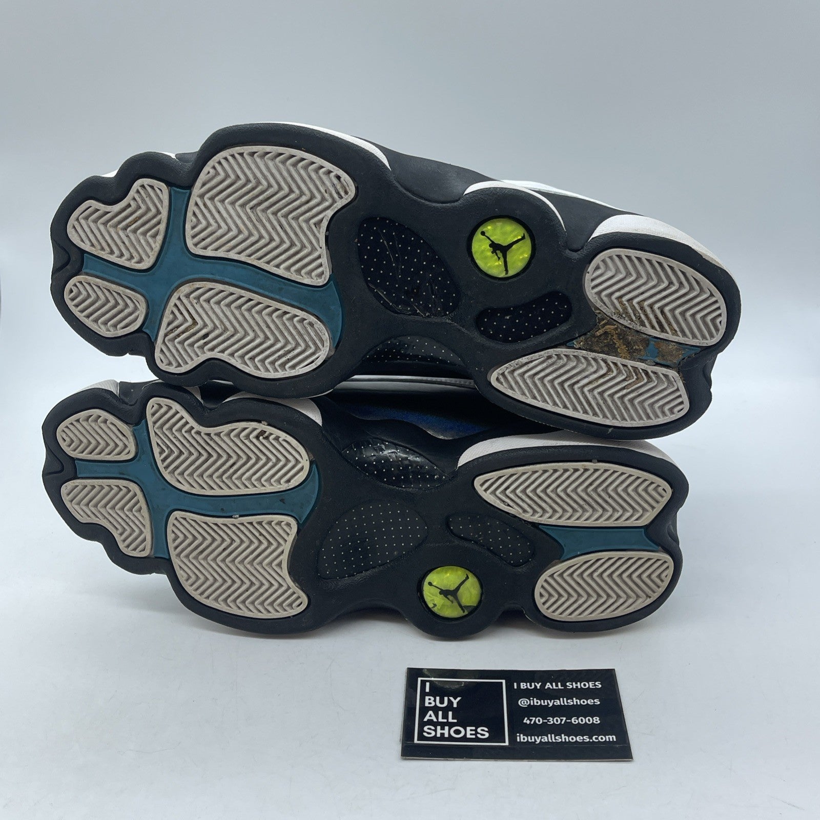 Size 8.5 - Air Jordan 13 Retro Barons White Leather Black (414571-115)
