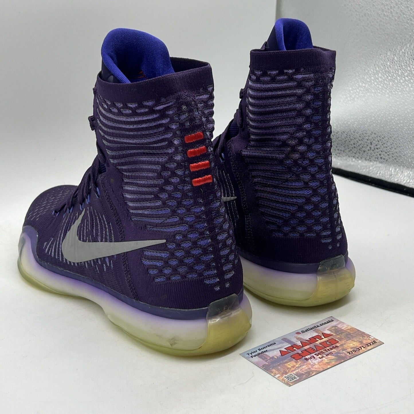 Size 10 - Nike Kobe 10 Elite Team Purple Red (718763-505)