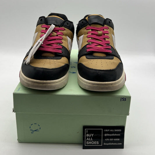 Off-White Mens Out Of Office Black Fashion Sneaker EUR 44 (7694419)