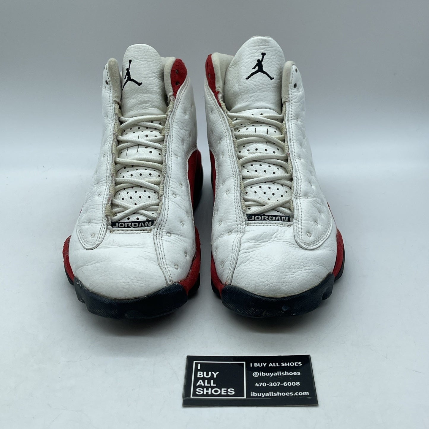 Size 11.5 - Air Jordan 13 OG 1998 Cherry Red Leather Suede Leather (136002-101)