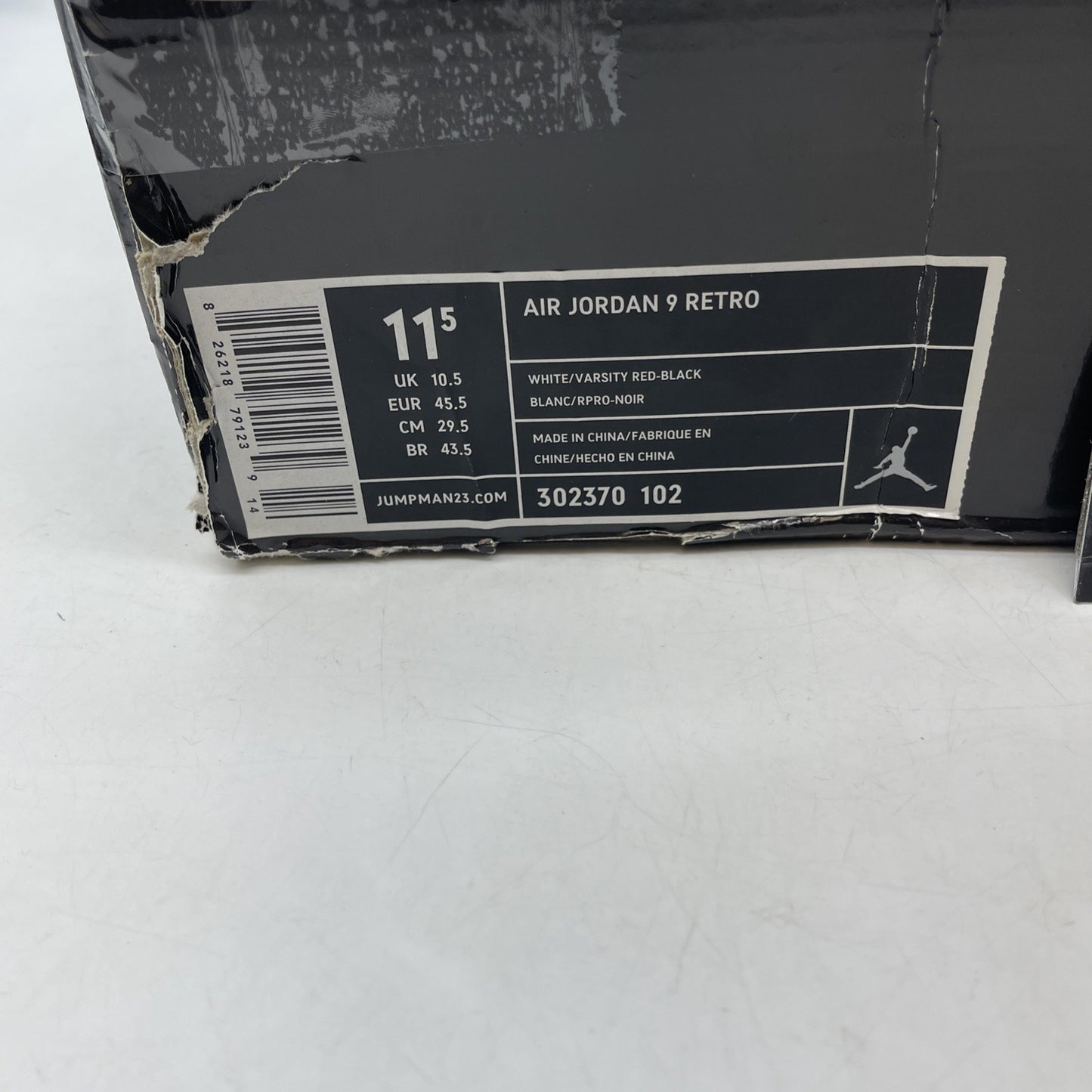 Size 11.5 - Air Jordan 9 Retro 2010 Release (302370-102)