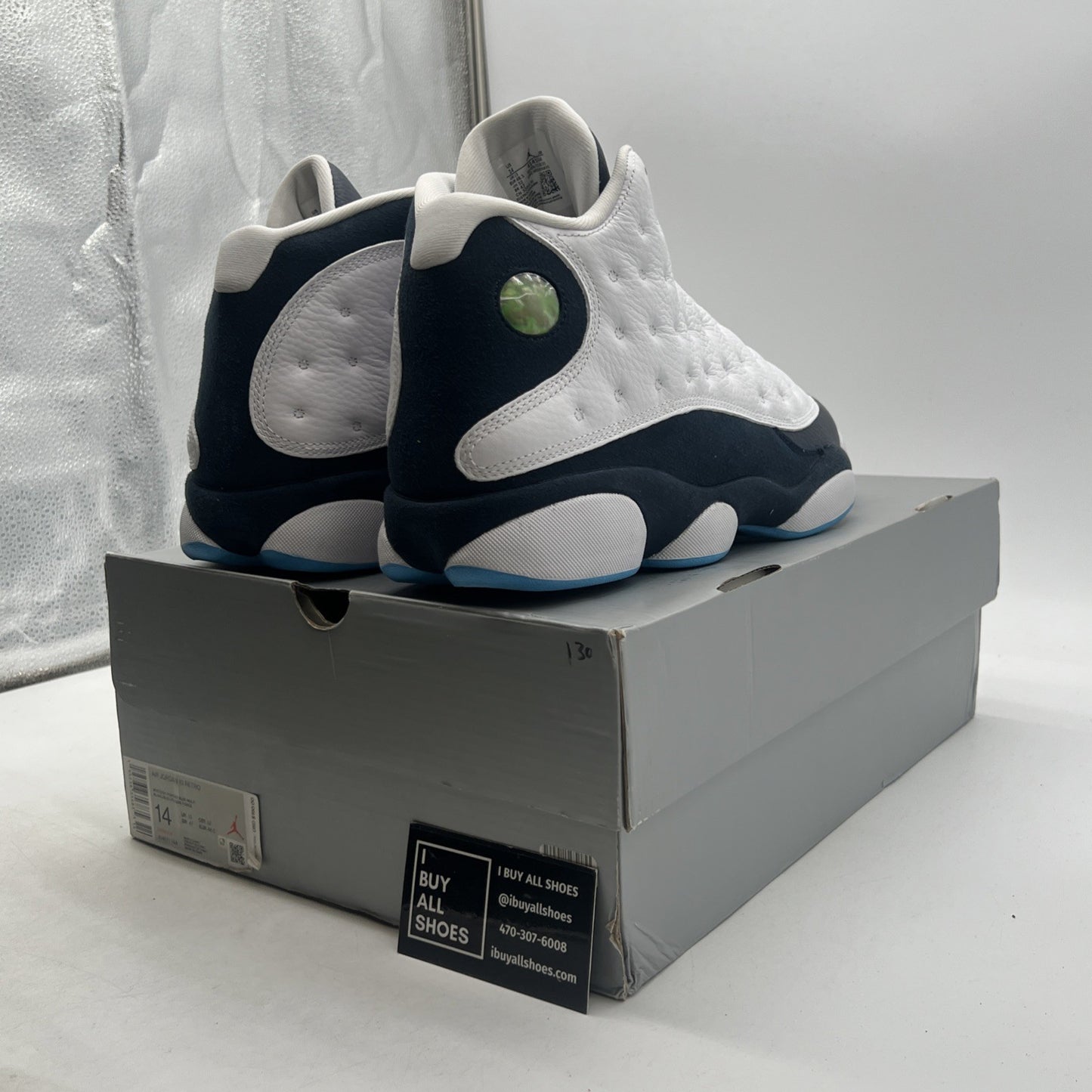 Size 14 - Air Jordan 13 Retro Obsidian (414571-144)