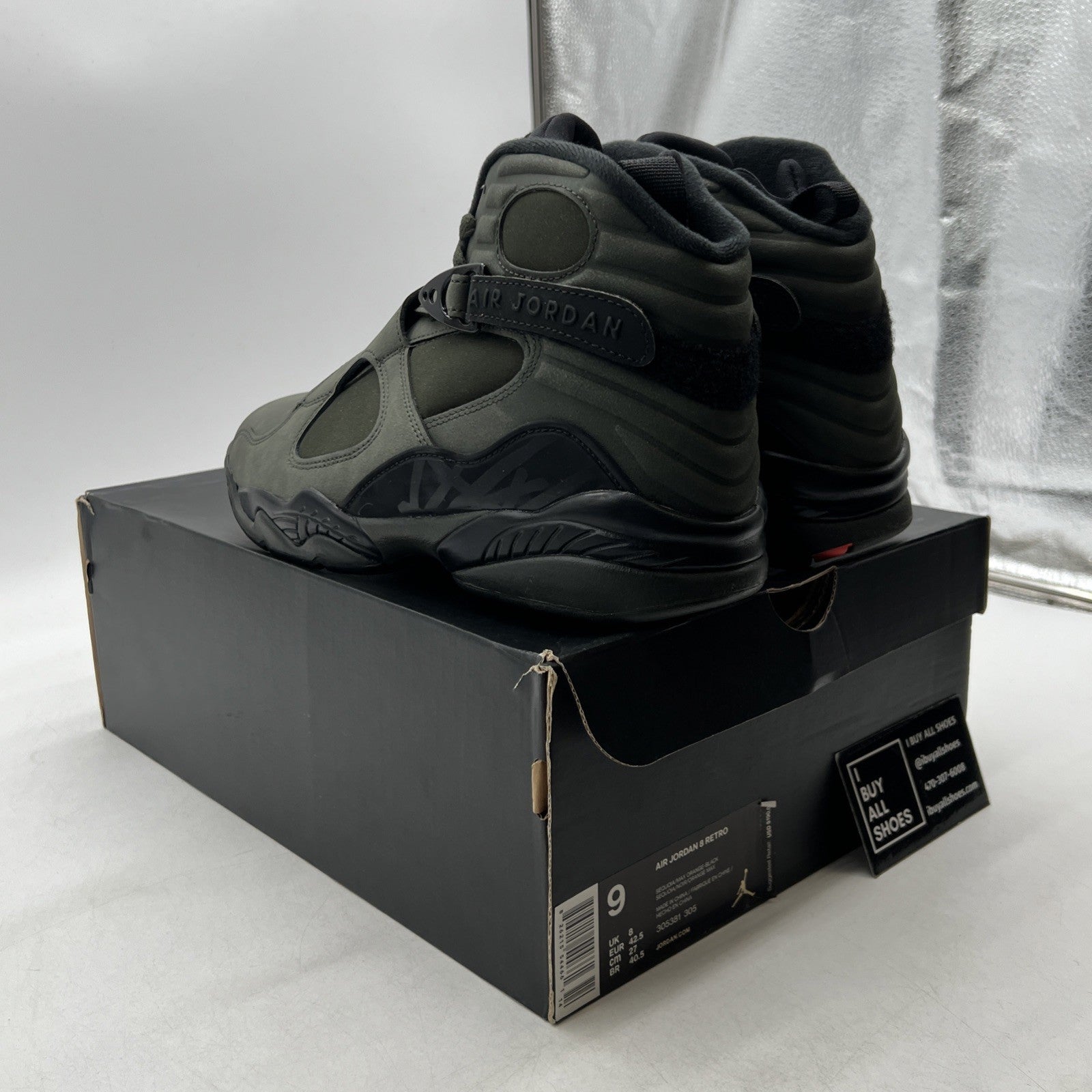 Size 9 - Air Jordan 8 Retro Take Flight (305381-305)